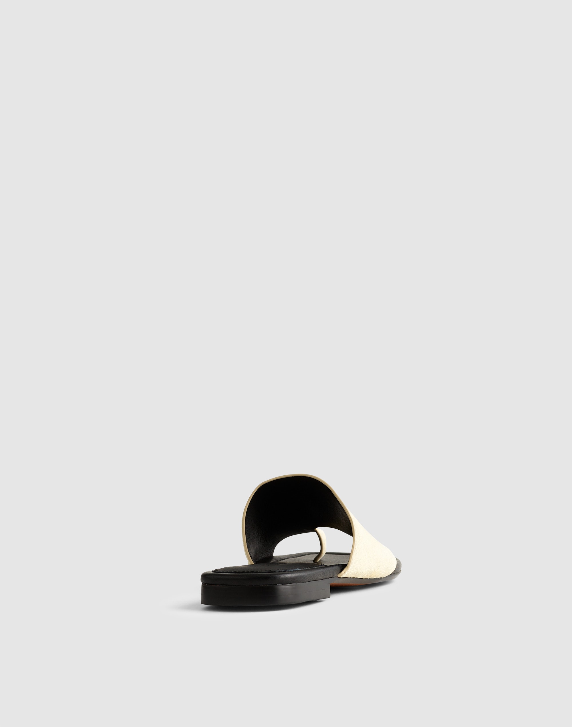 Madewell The Maycie Toe Loop Slide Sandal In Neutral