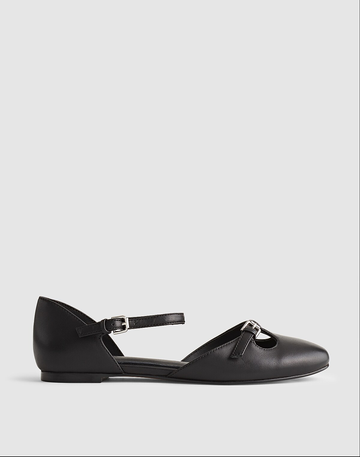 The Hester Ankle-Strap d'Orsay Flat