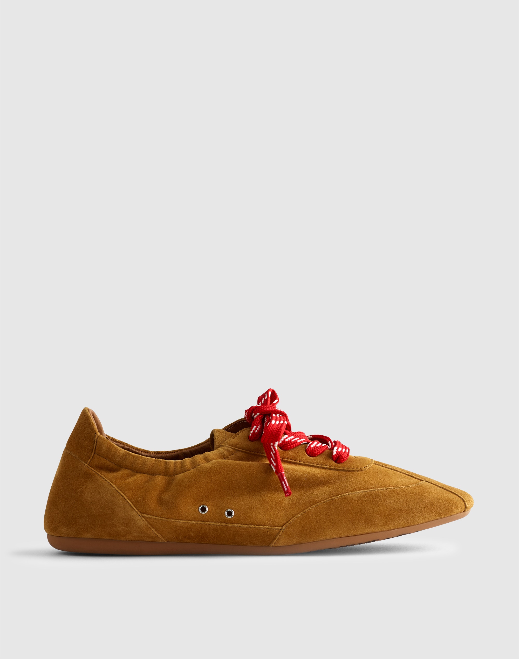 the greta ballet sneaker in suede