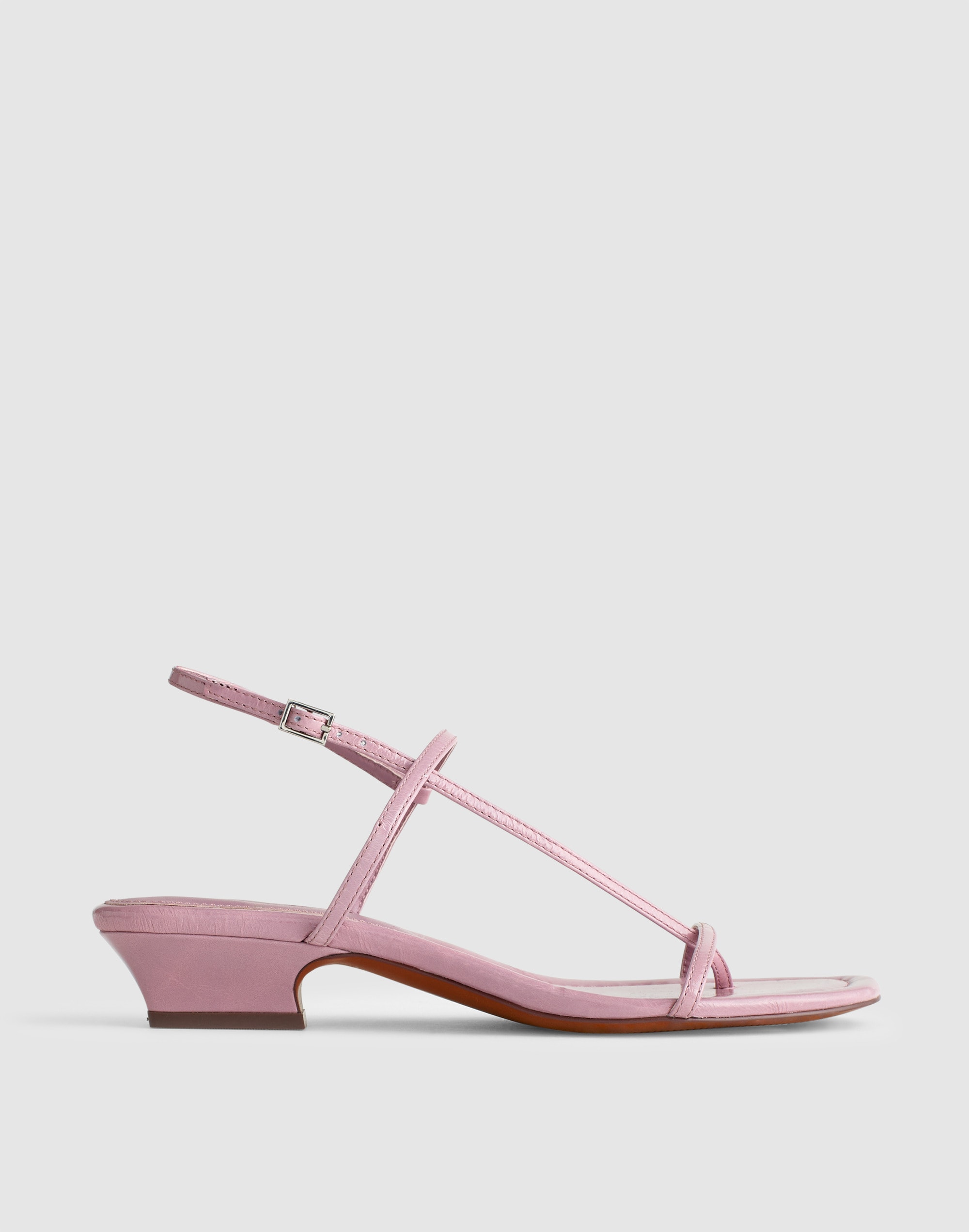 The Maycie Asymmetric T-Strap Sandal