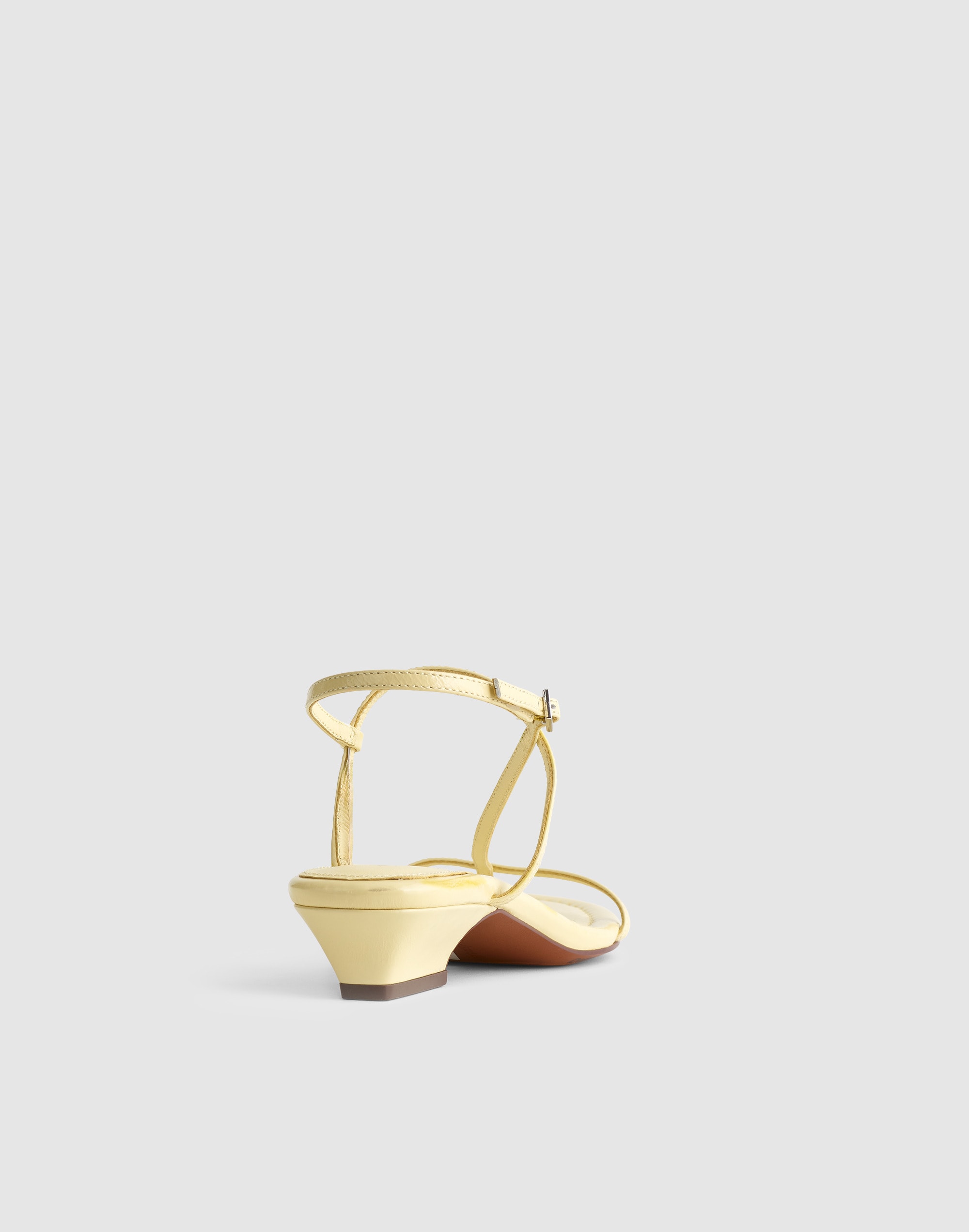 The Maycie Asymmetric T-Strap Sandal