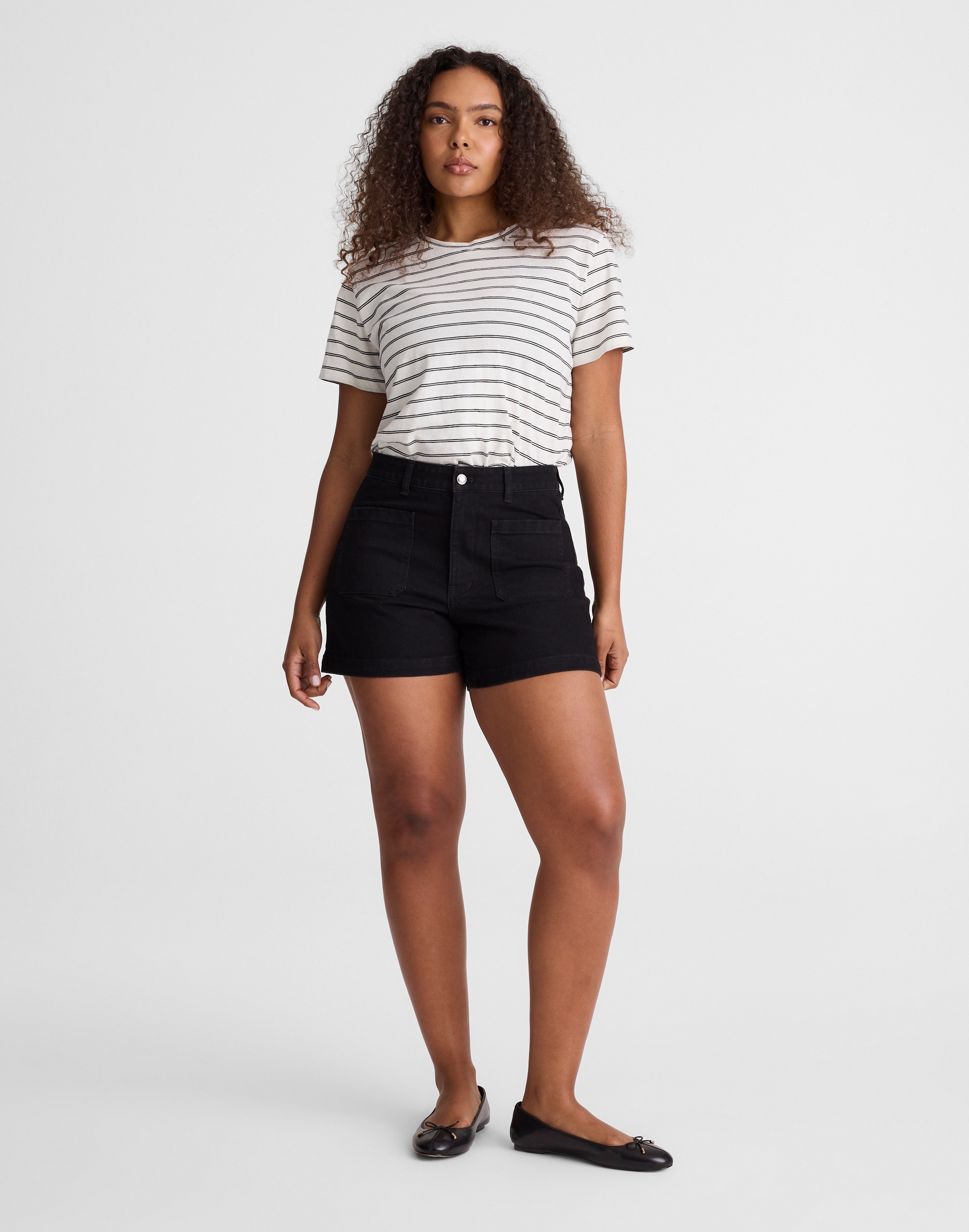 the curvy emmy denim short