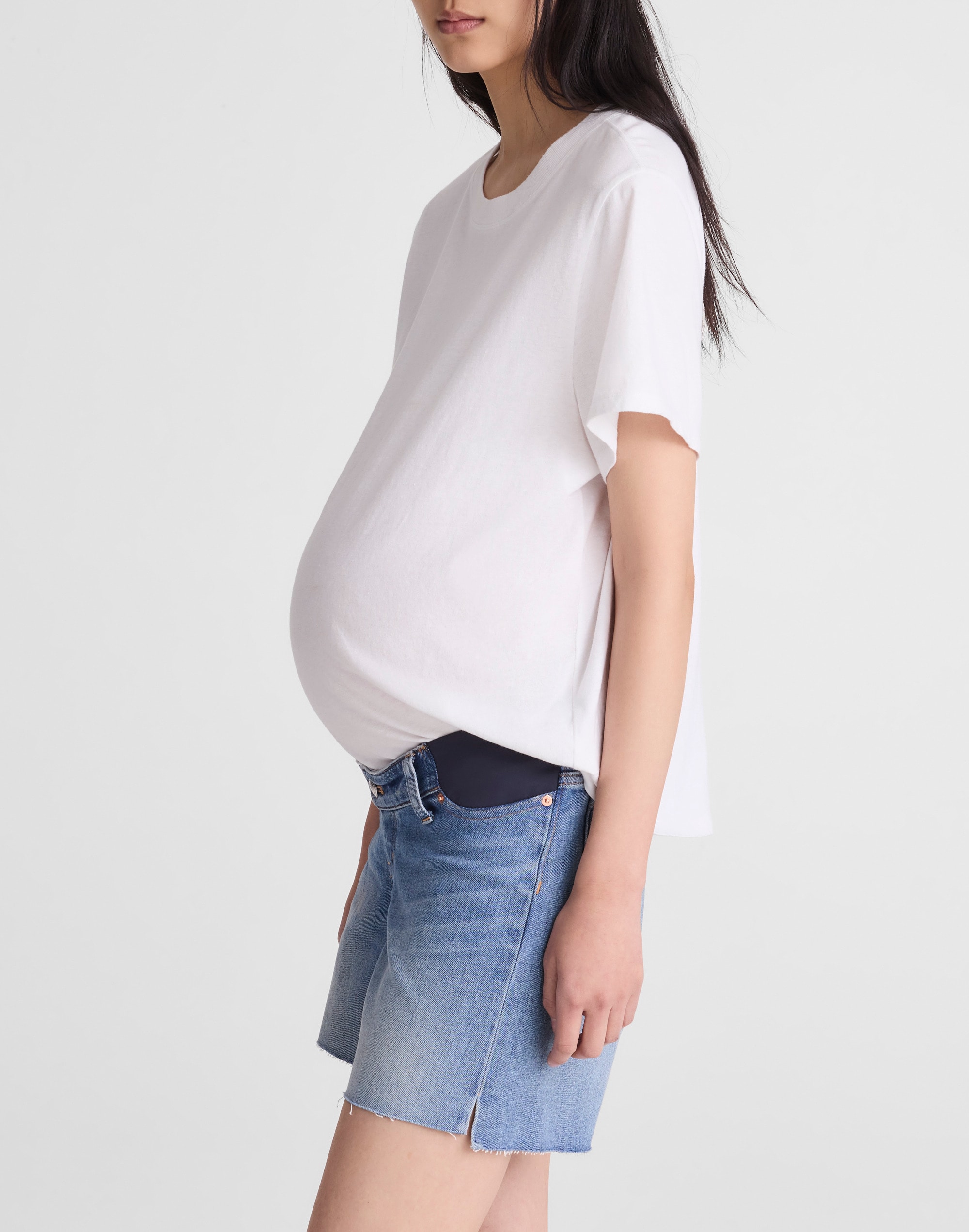 The Maternity Side-Panel Perfect Vintage Short
