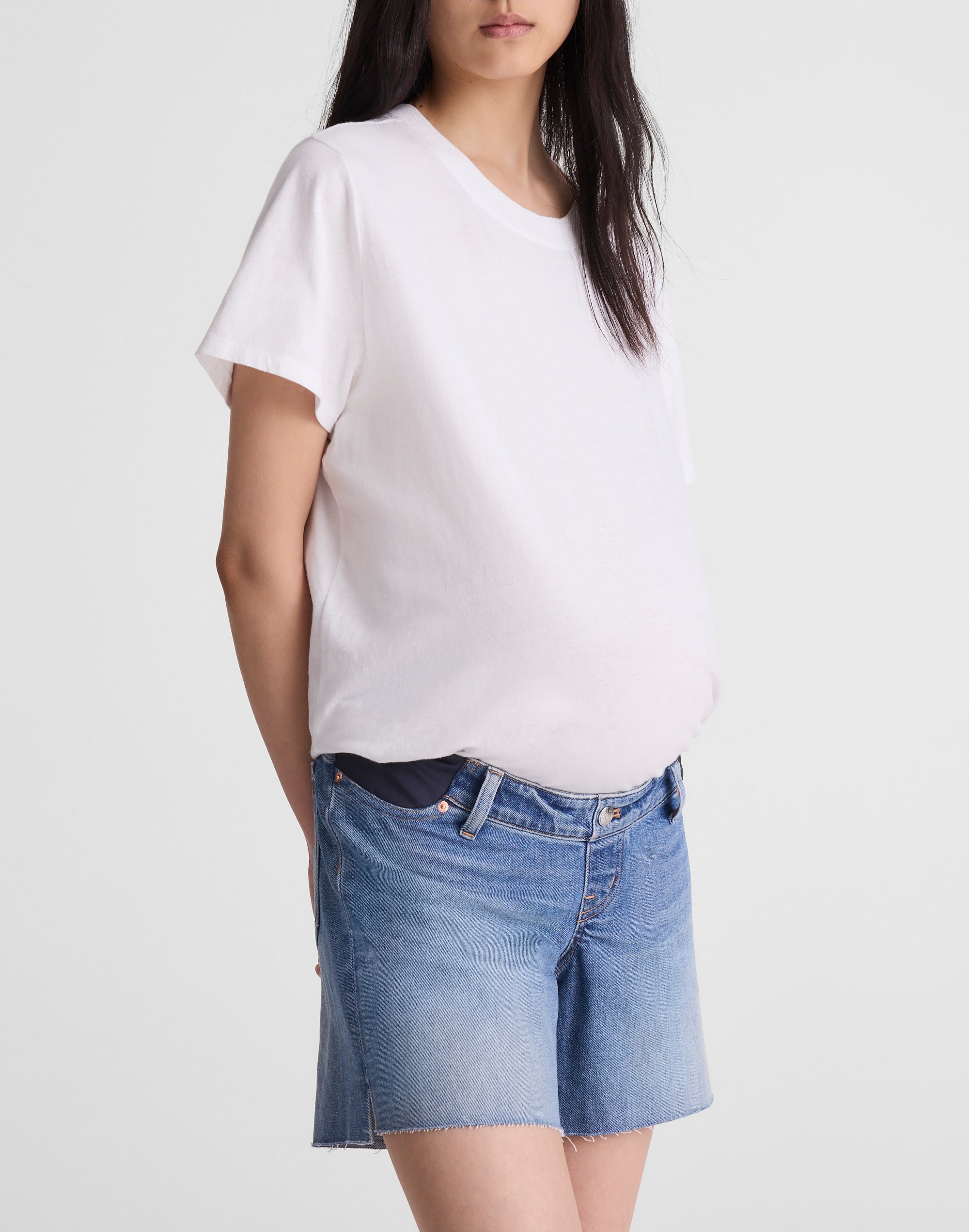 The Maternity Side-Panel Perfect Vintage Short