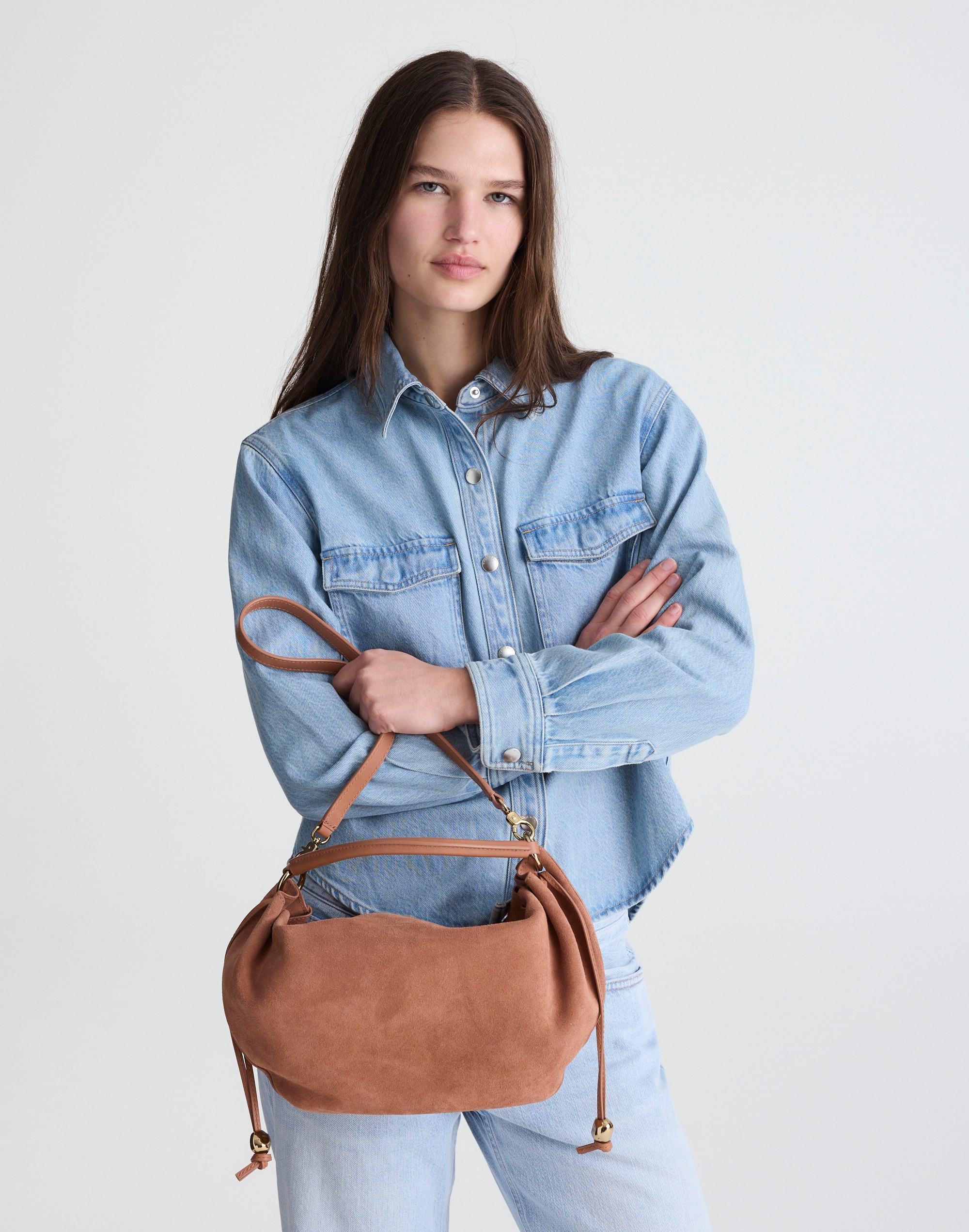 The Camren Gathered Shoulder Bag