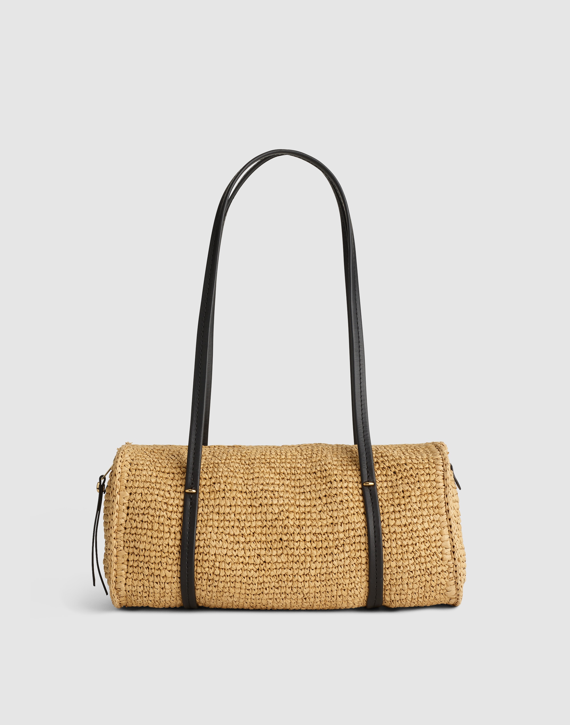 the brioche shoulder bag in raffia