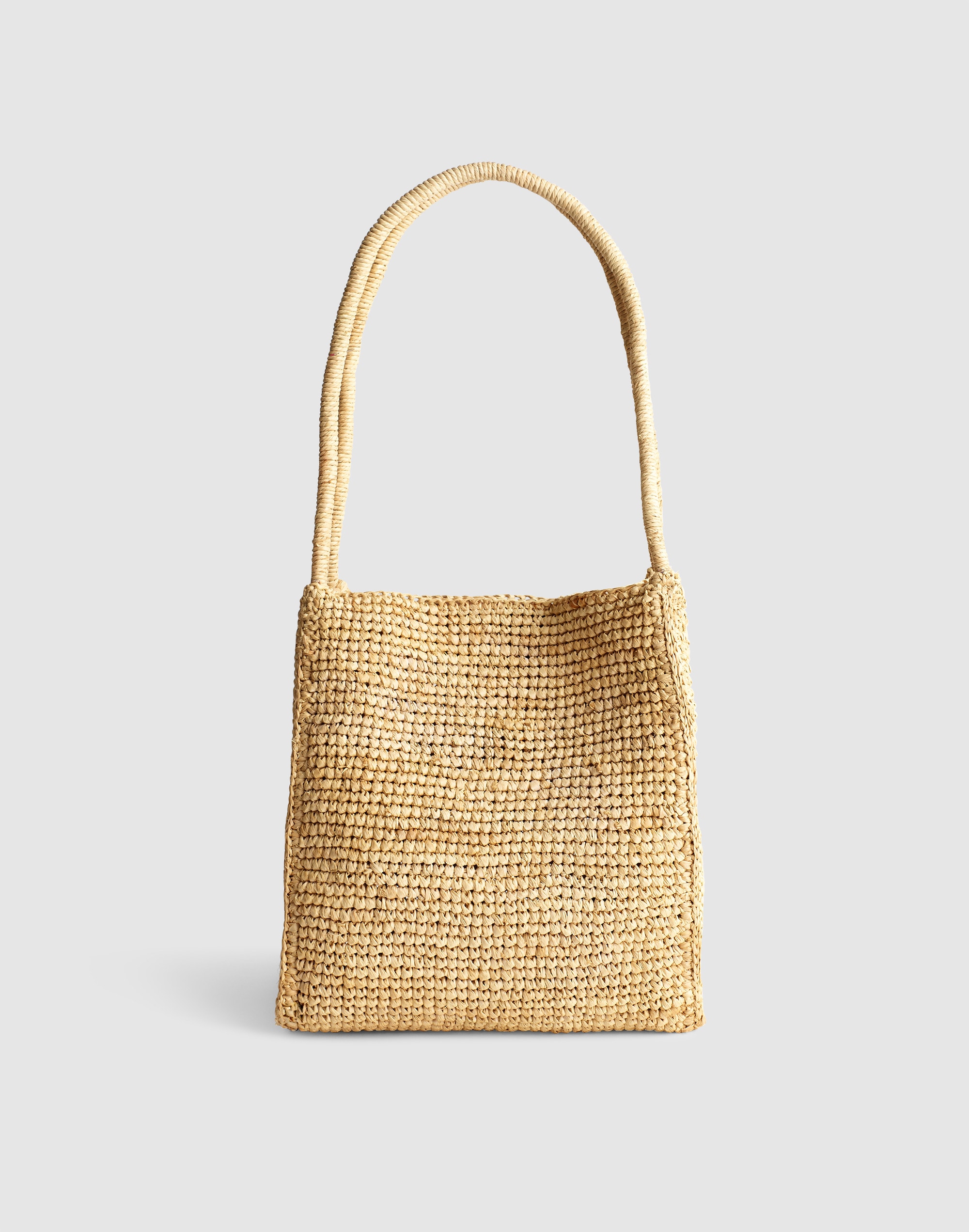 The Lexington Small Tote in Raffia