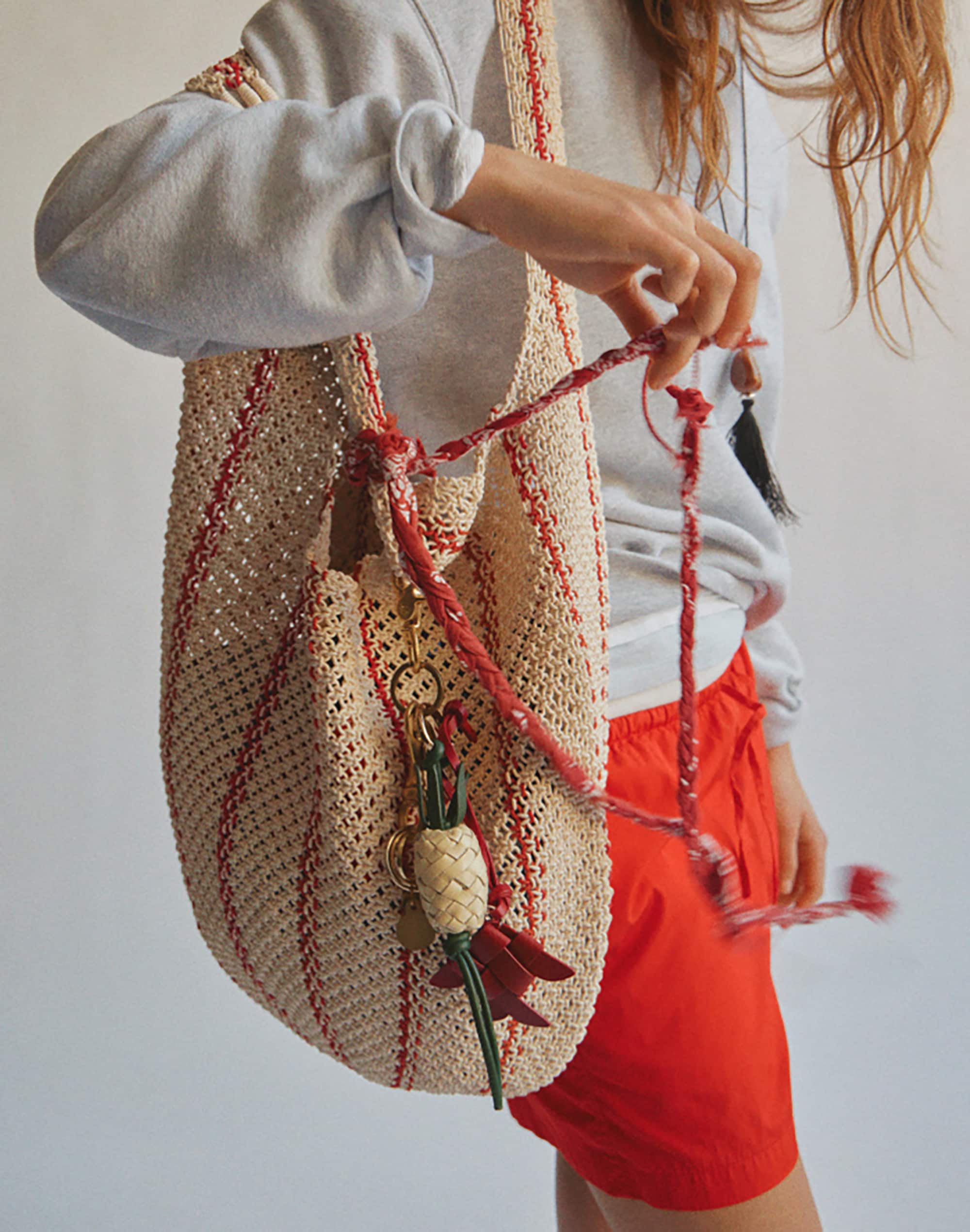 The Curved Crochet Shoulder Bag