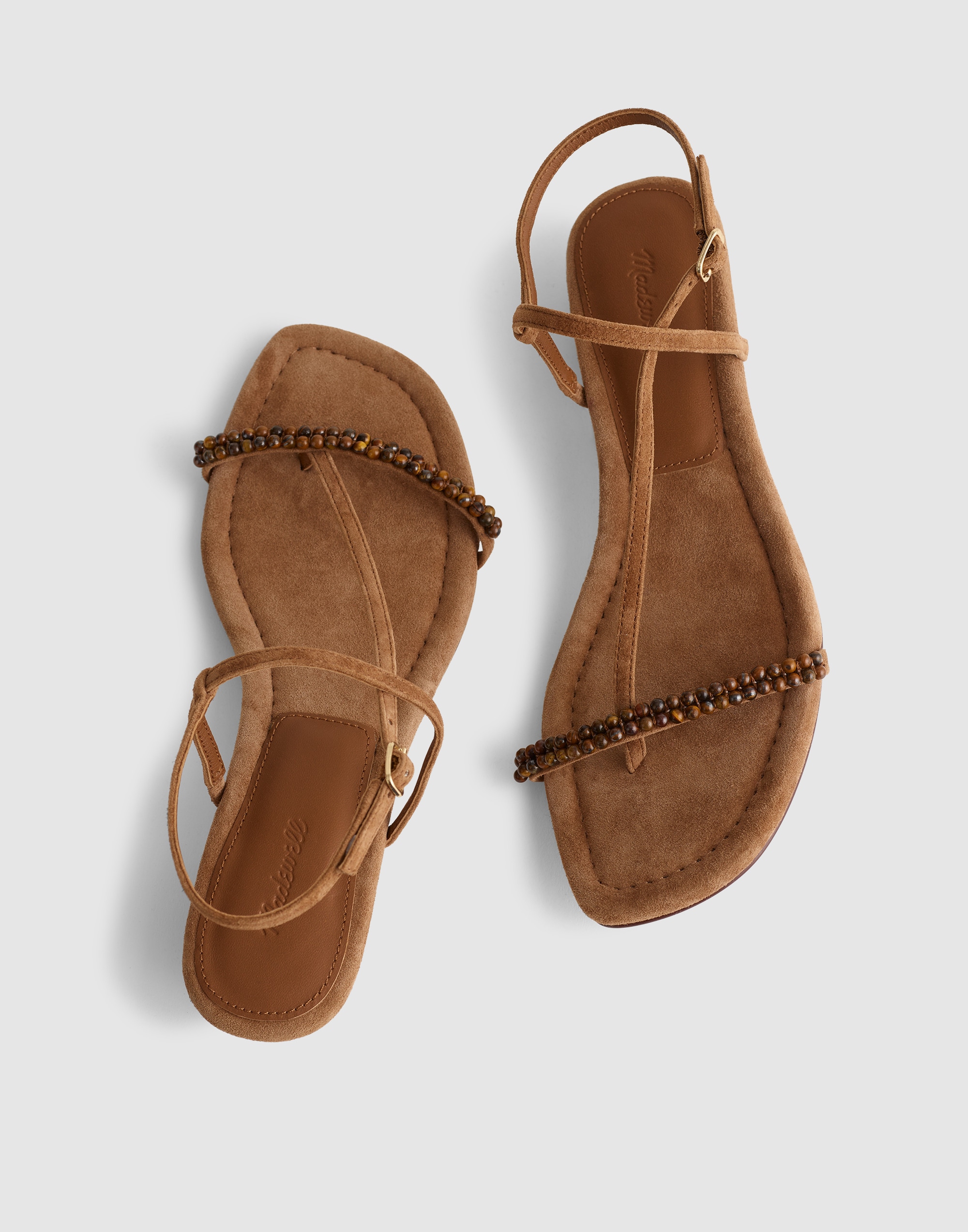 The Maycie Asymmetric T-Strap Sandal