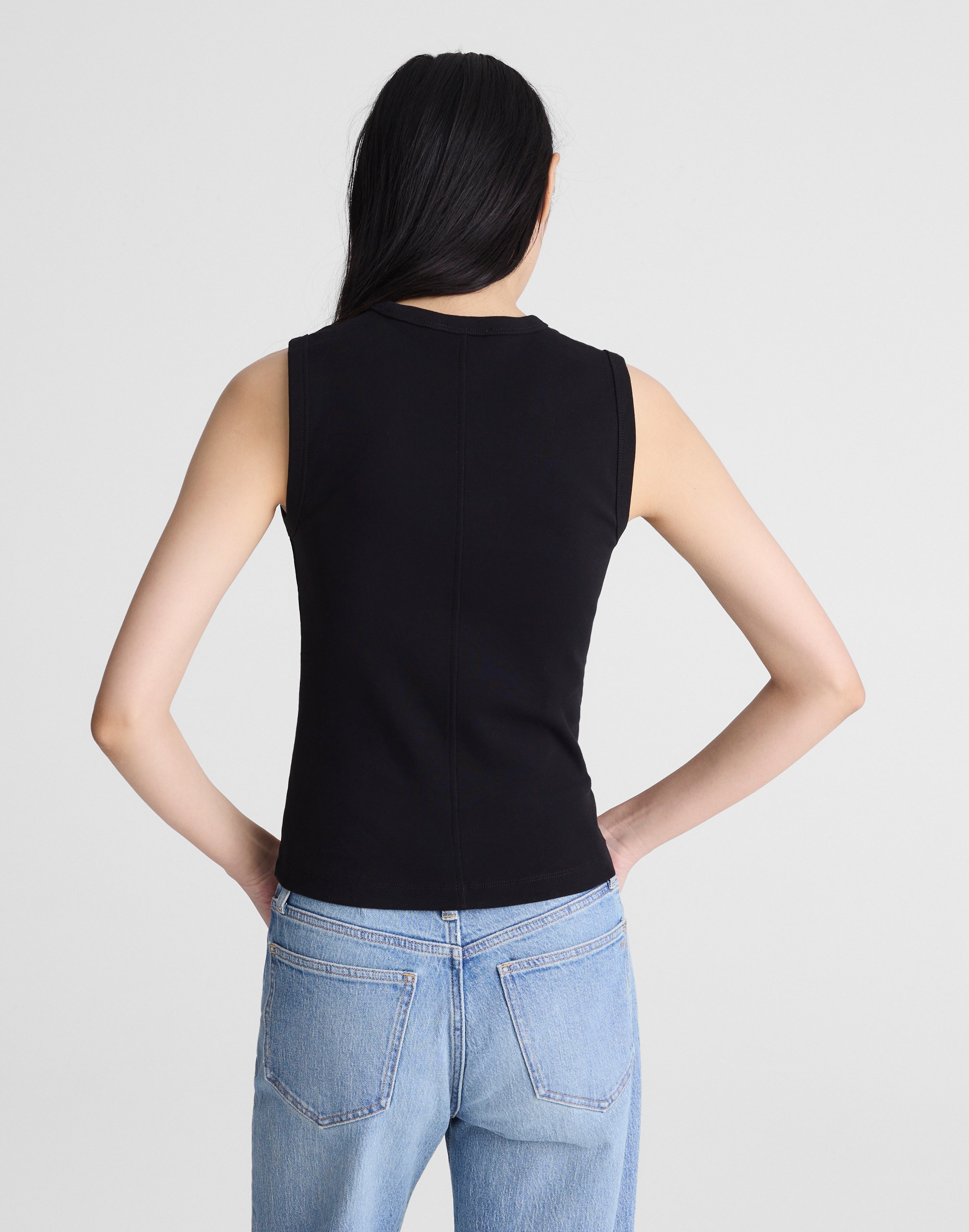 The '90s Shell Tank in Compact Cotton