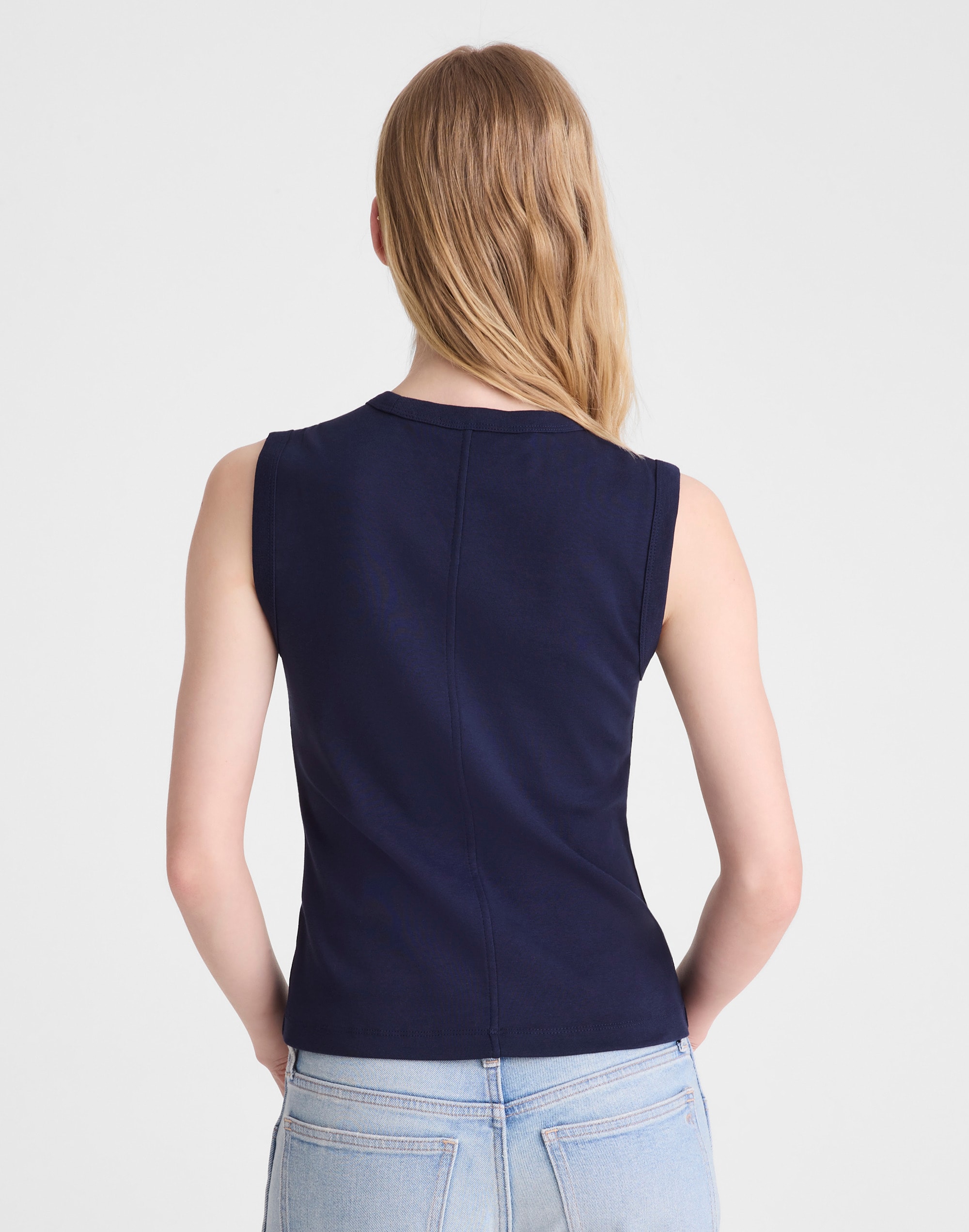 The '90s Shell Tank in Compact Cotton
