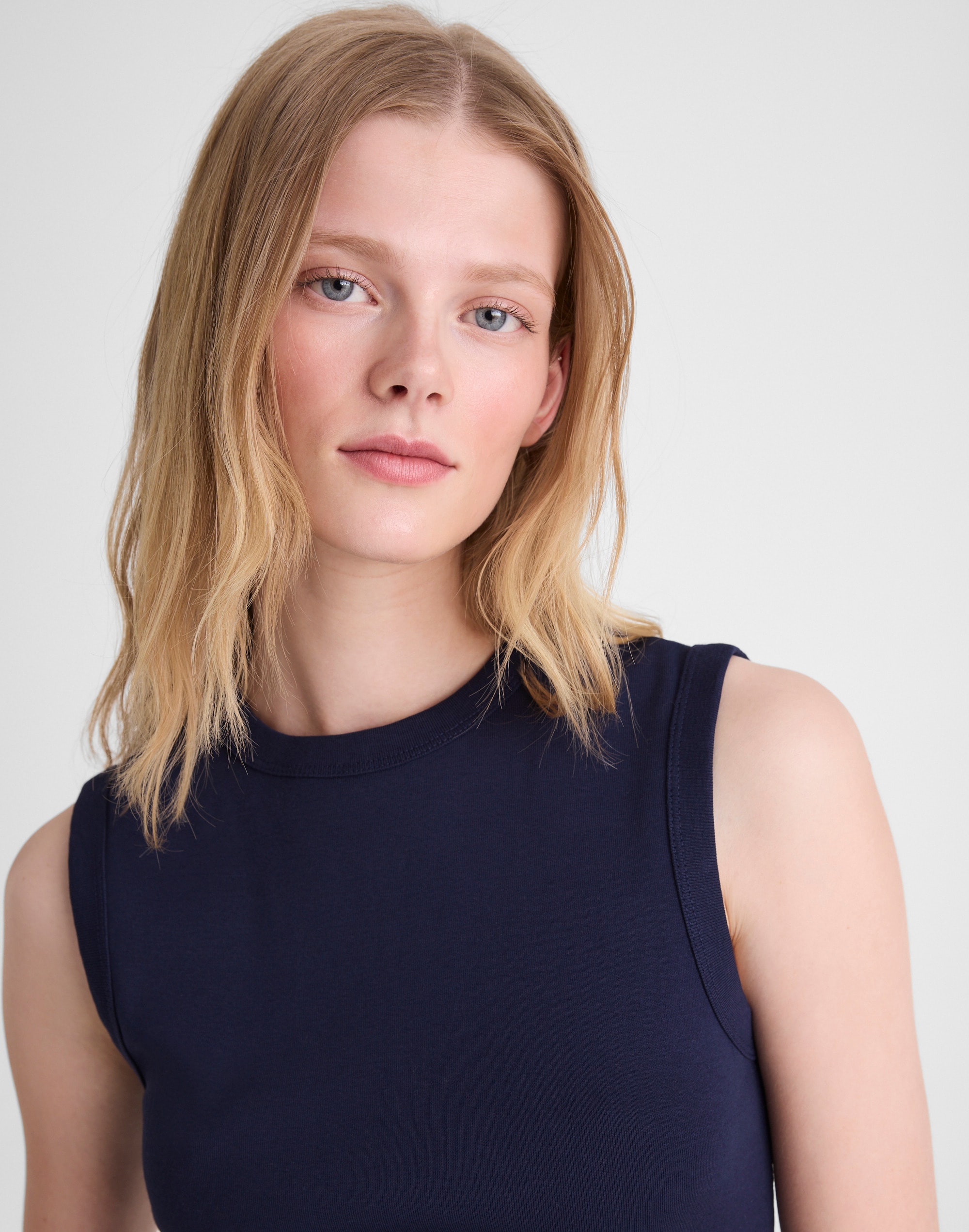 The '90s Shell Tank in Compact Cotton