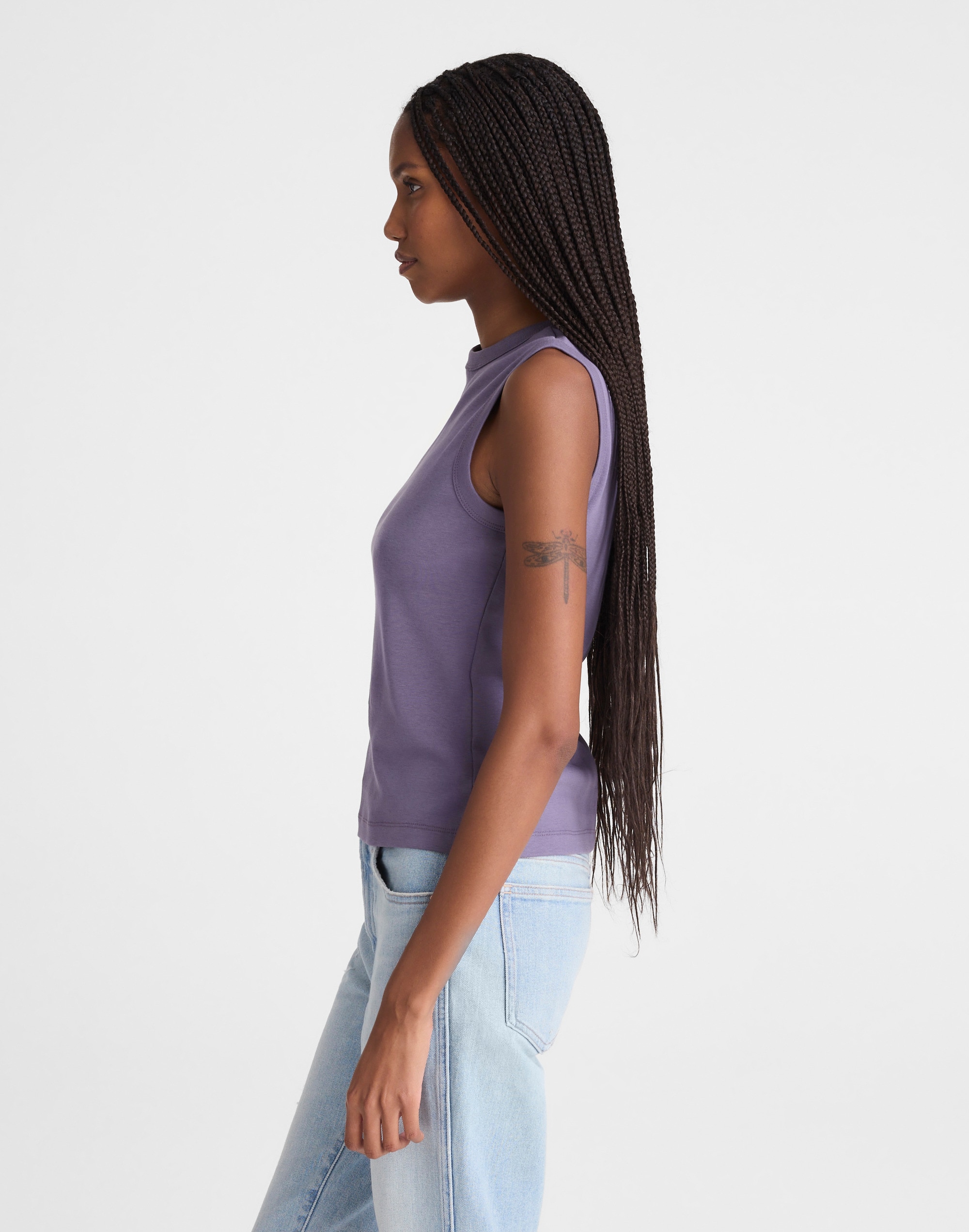 The '90s Shell Tank in Compact Cotton