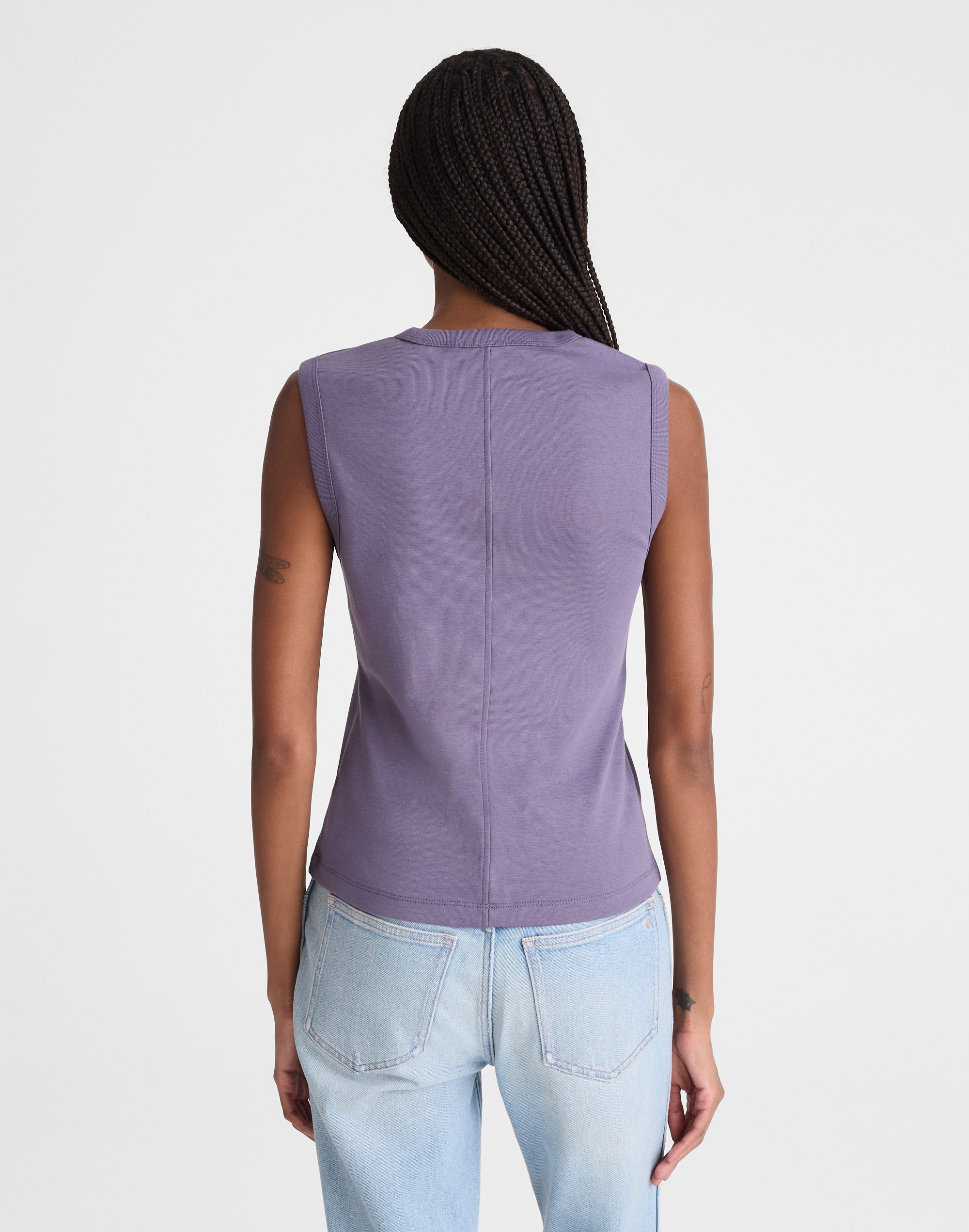 The '90s Shell Tank in Compact Cotton