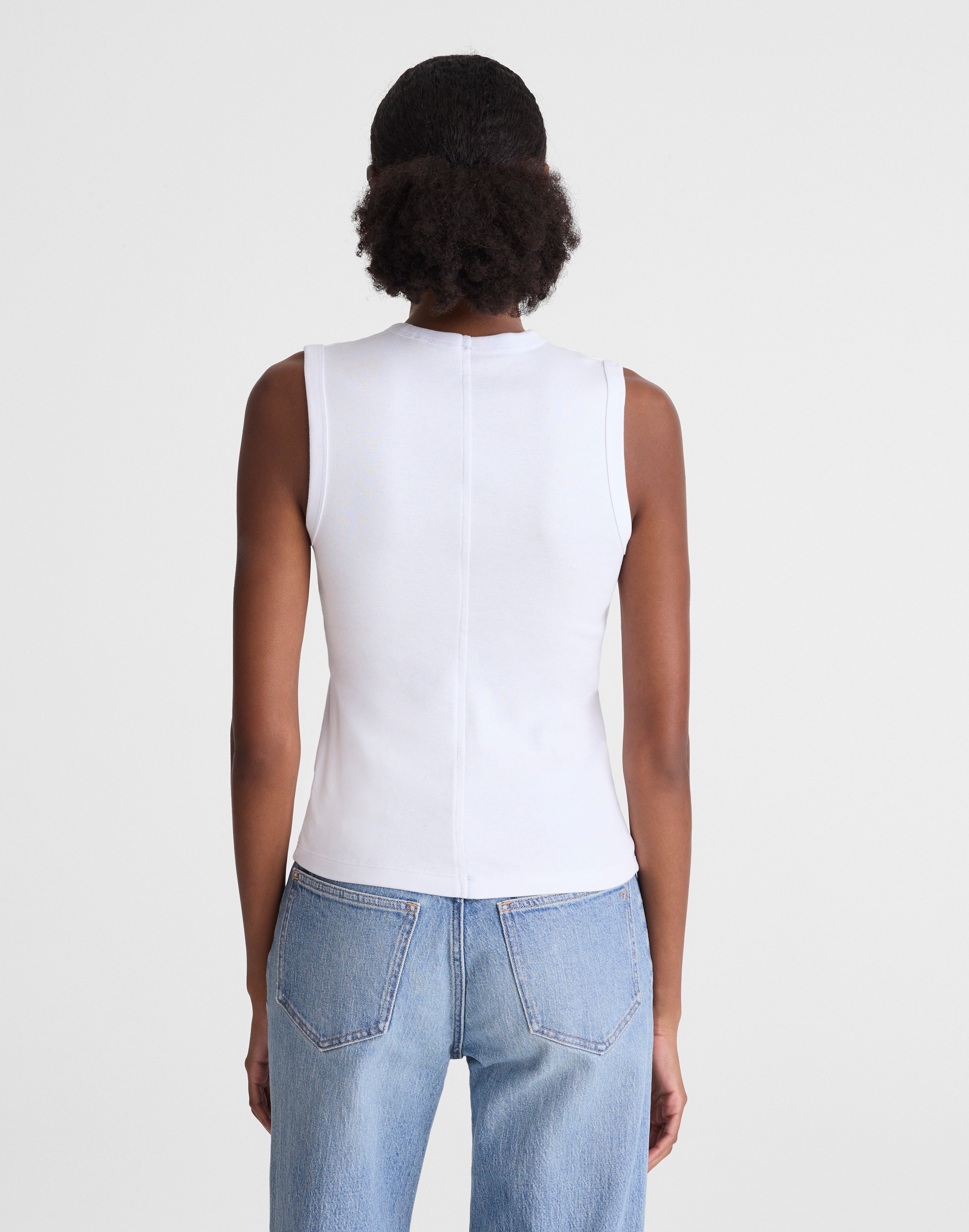The '90s Shell Tank in Compact Cotton