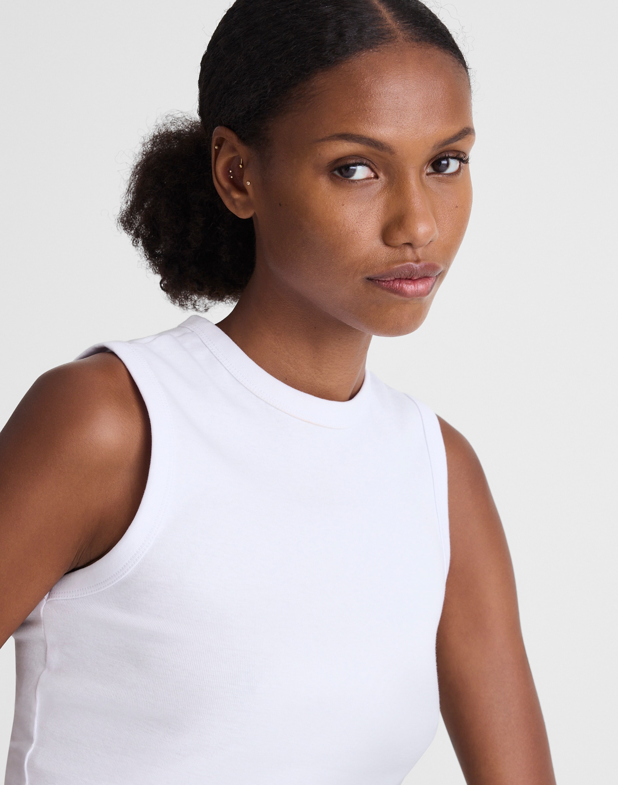 The '90s Shell Tank in Compact Cotton