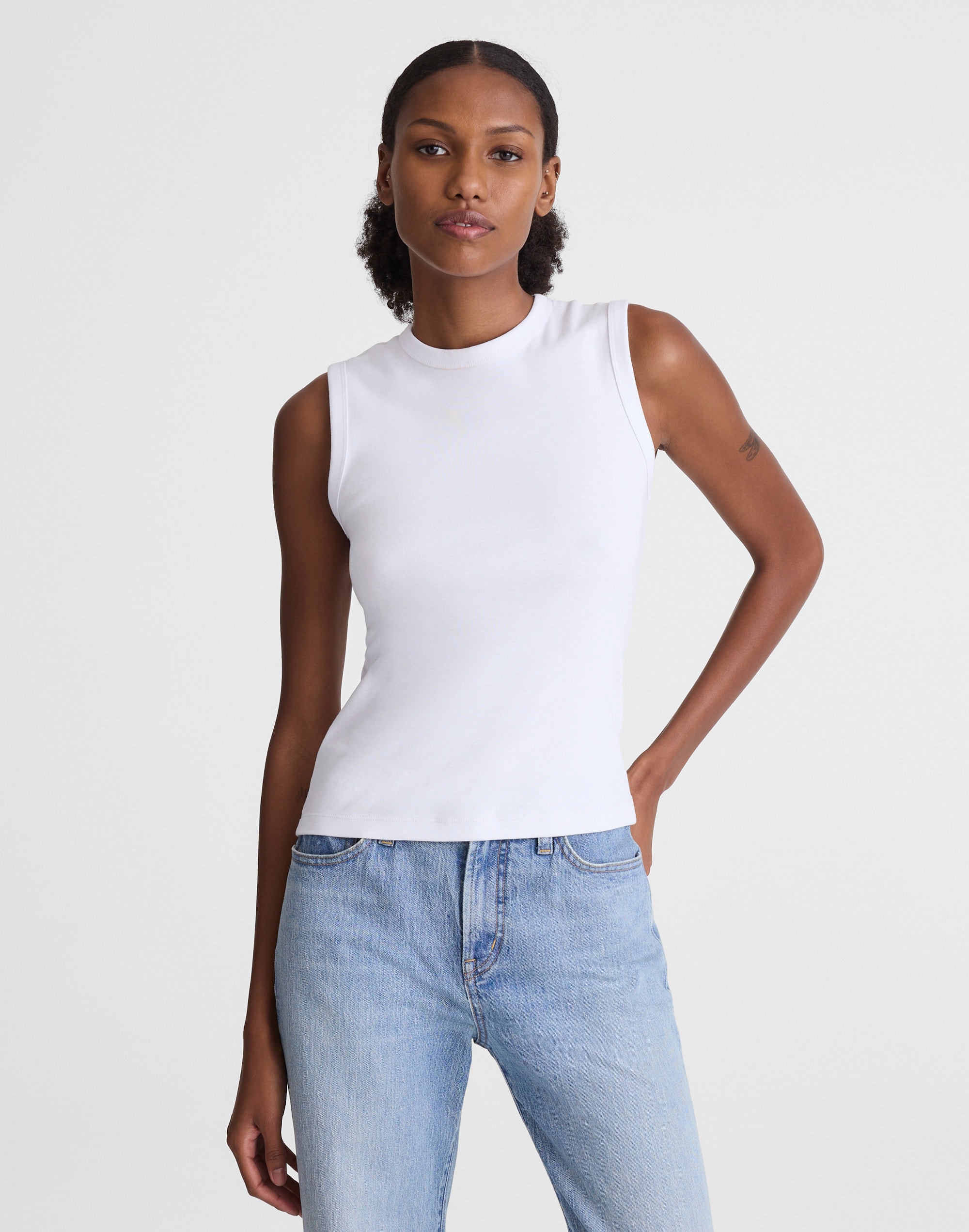 Madewell 'the ''90s Shell Tank In White