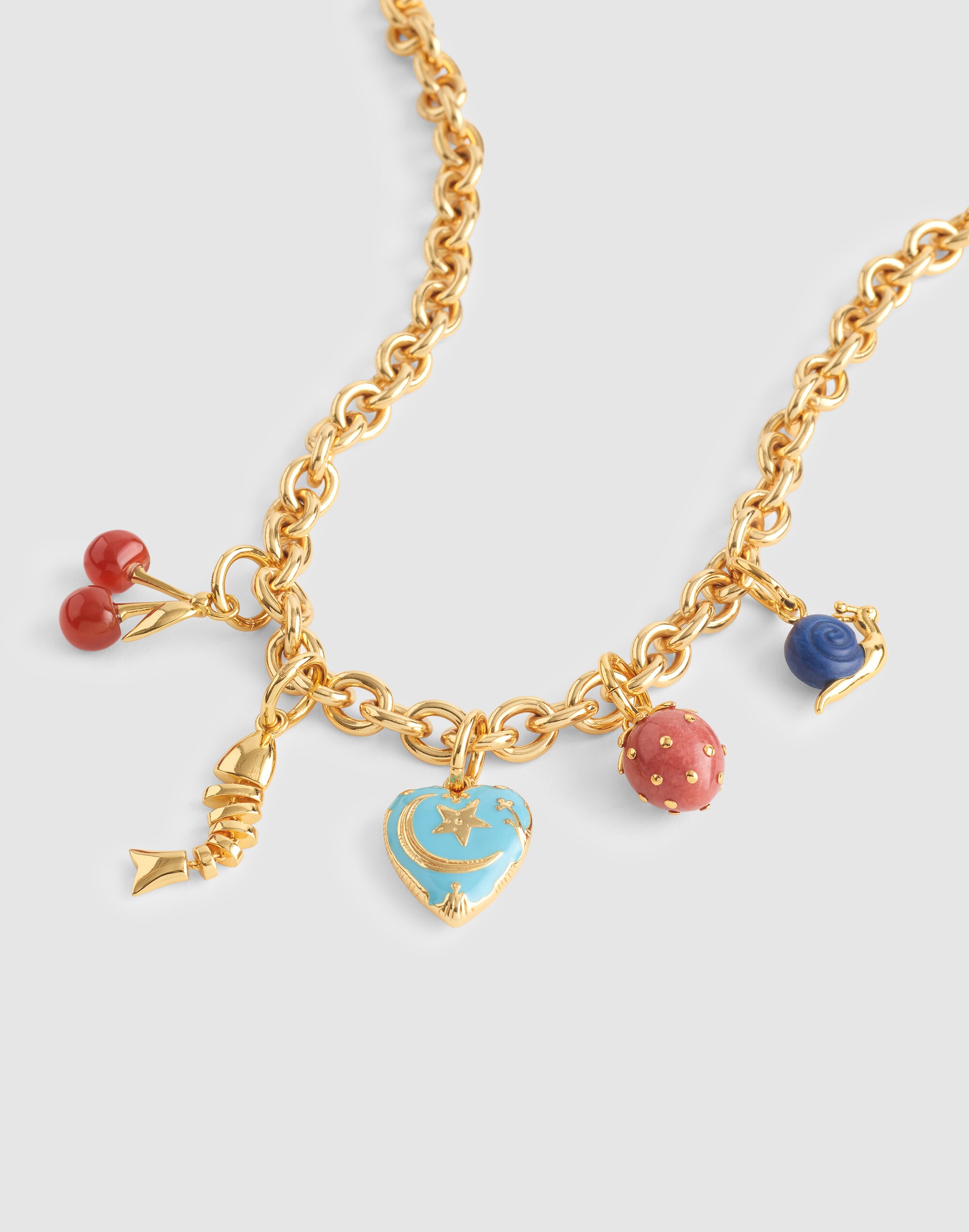 Semiprecious Cherry Charm