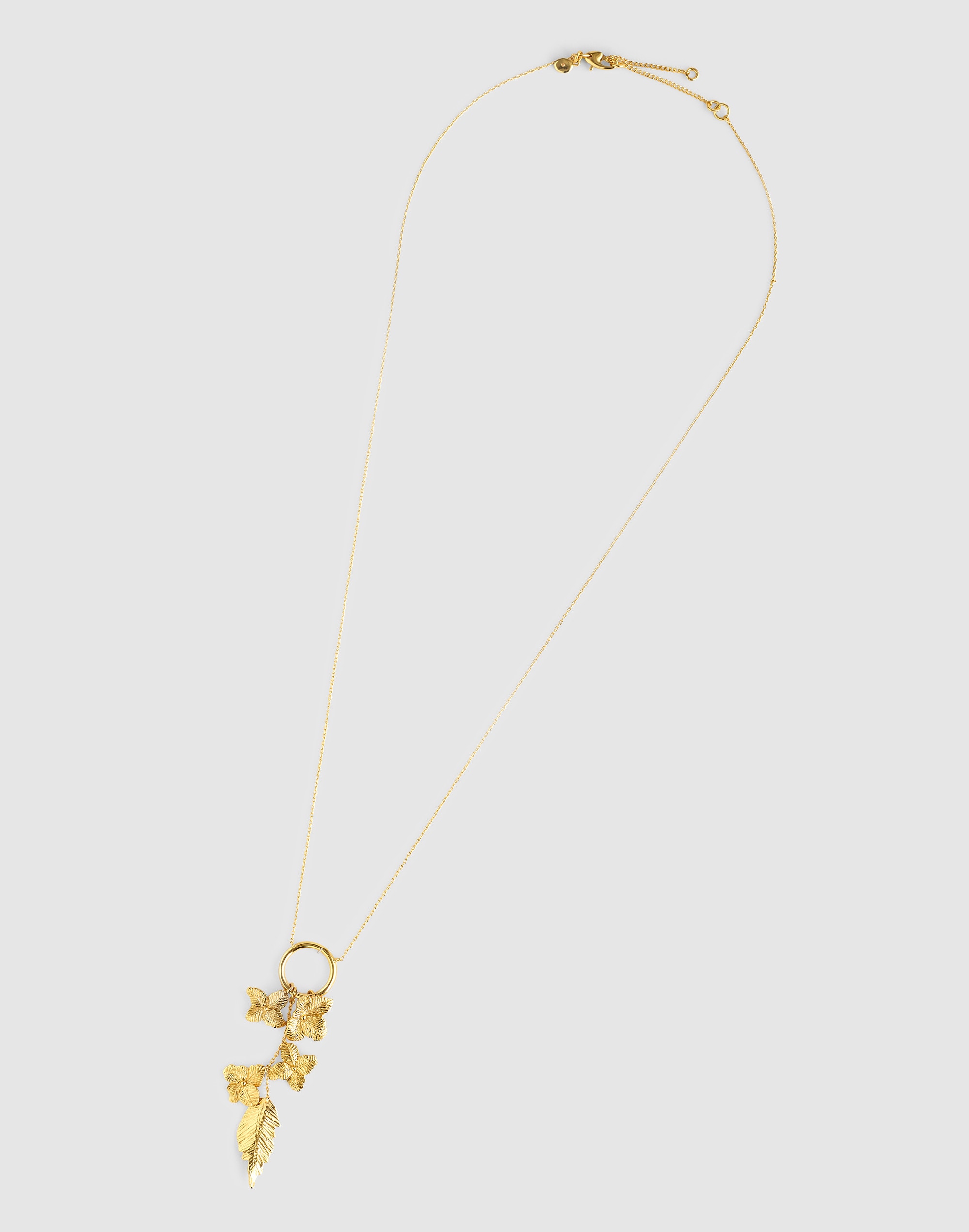 Jasmine Cluster Pendant Necklace