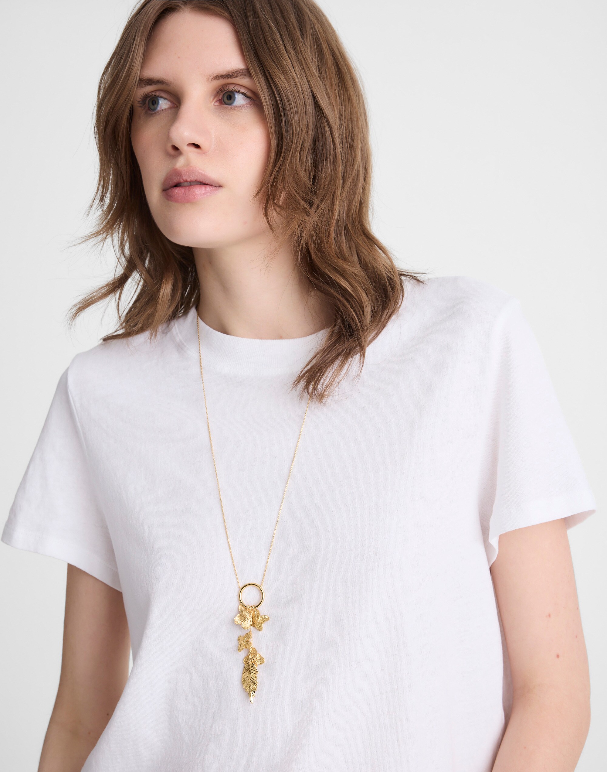 Jasmine Cluster Pendant Necklace