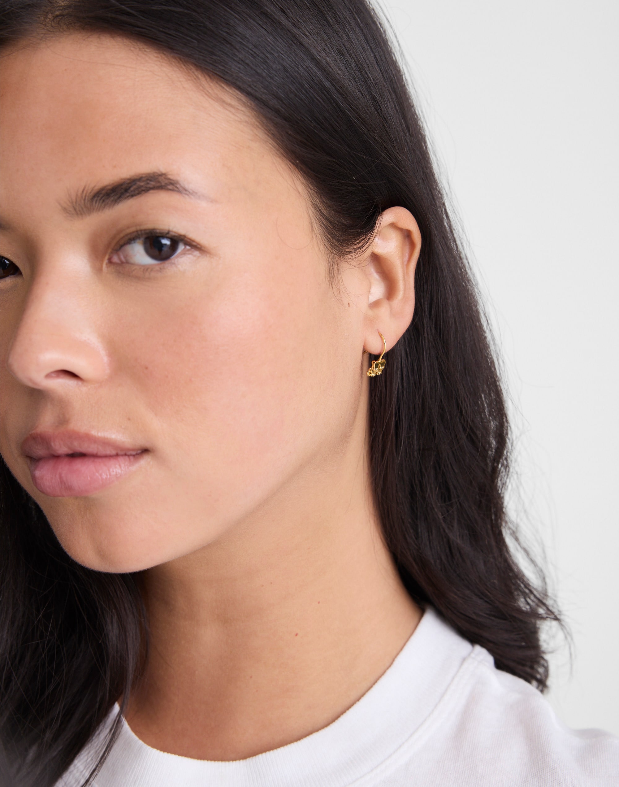 Coin Cluster Wire Earrings