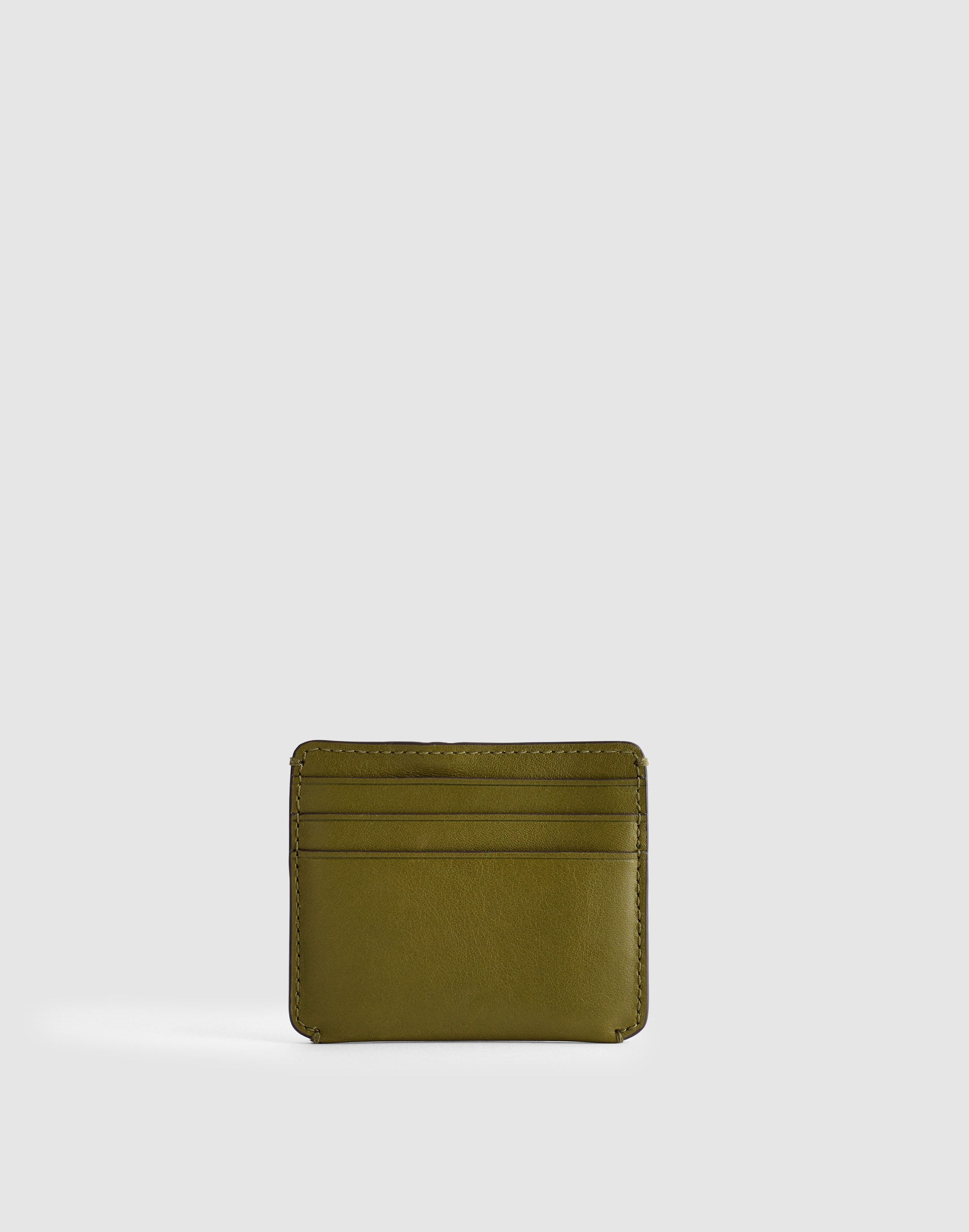 Madewell Curved Card Case In Blue