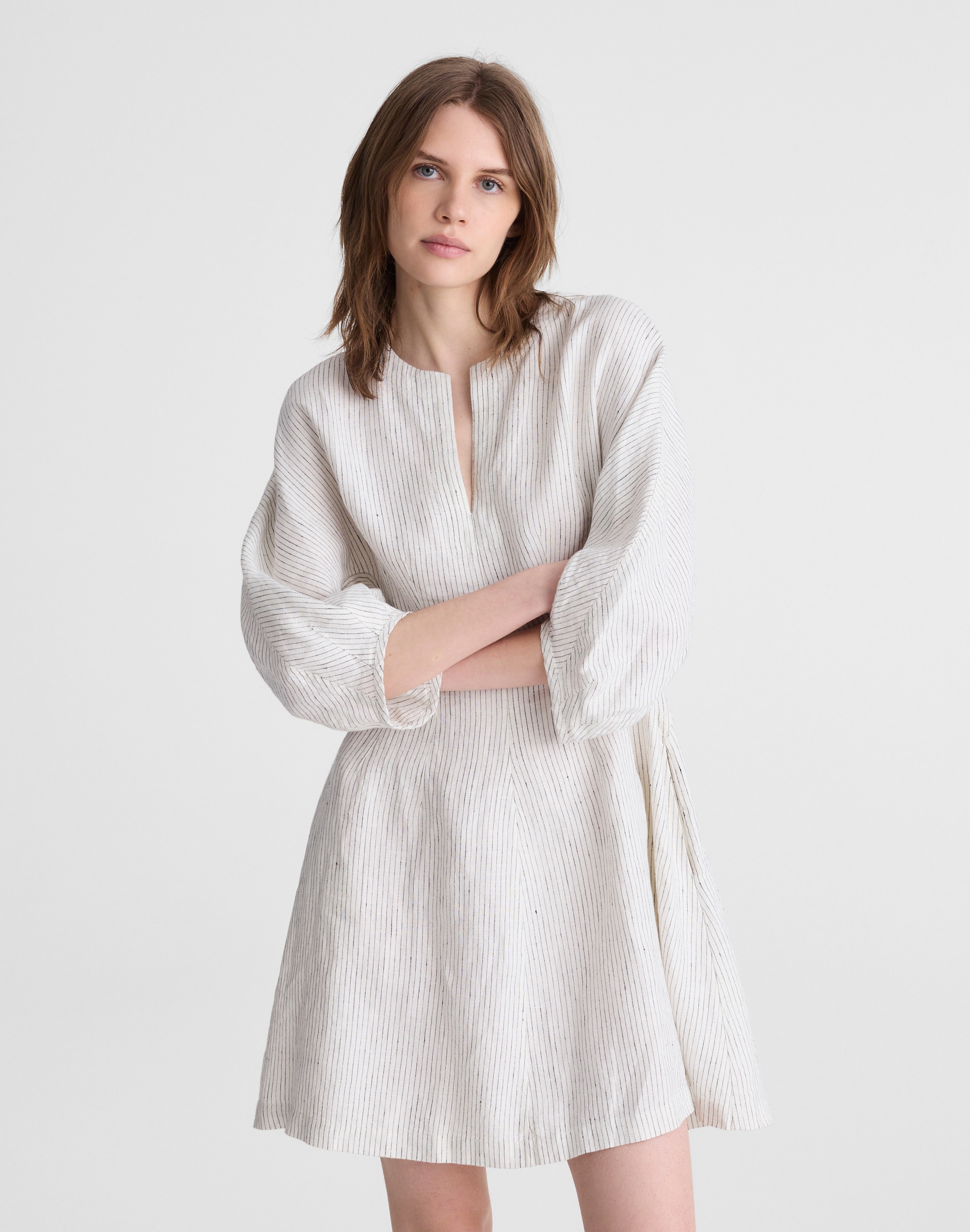 Splitneck Mini Dress