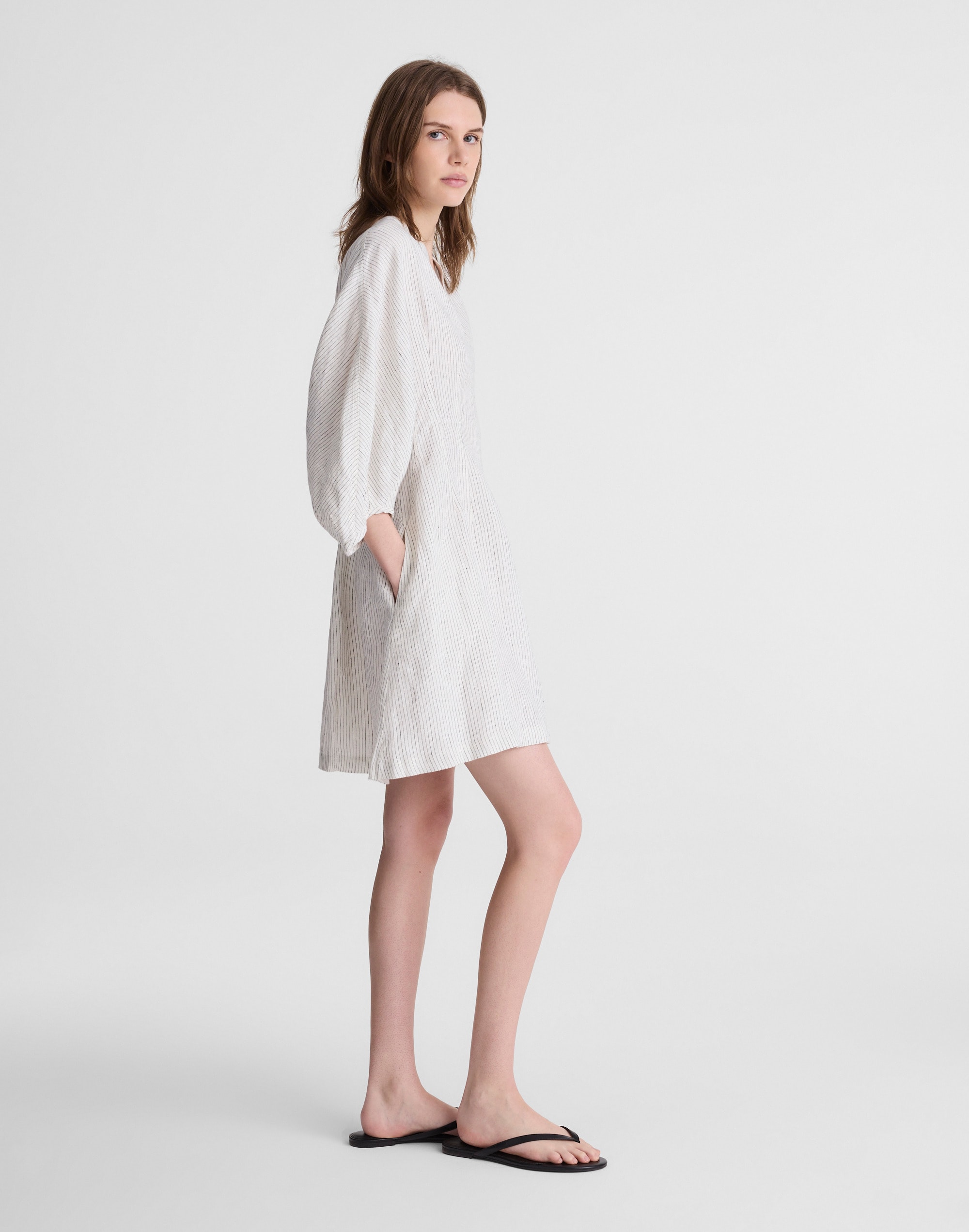 Splitneck Mini Dress