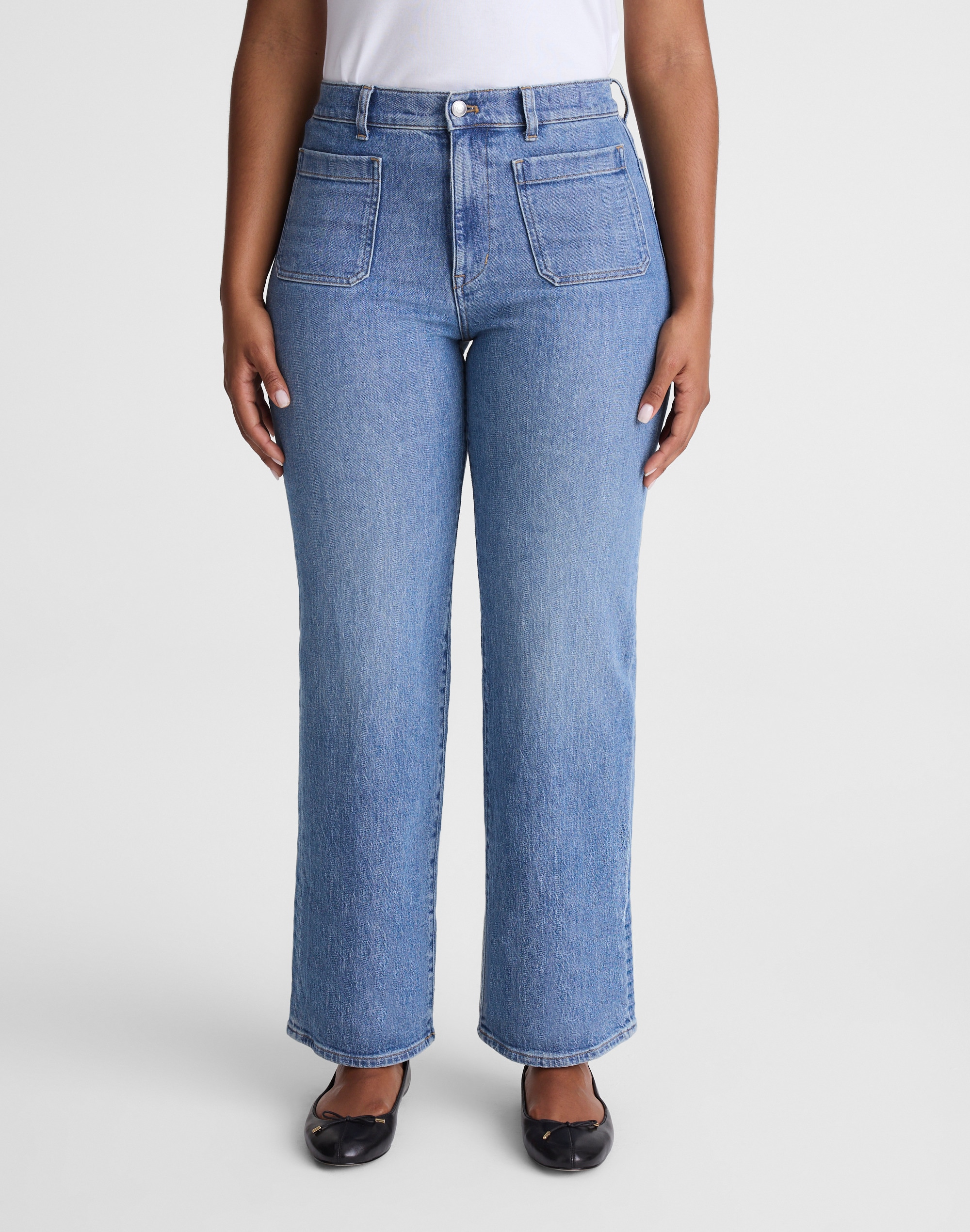The Curvy Emmett Wide-Leg Jean