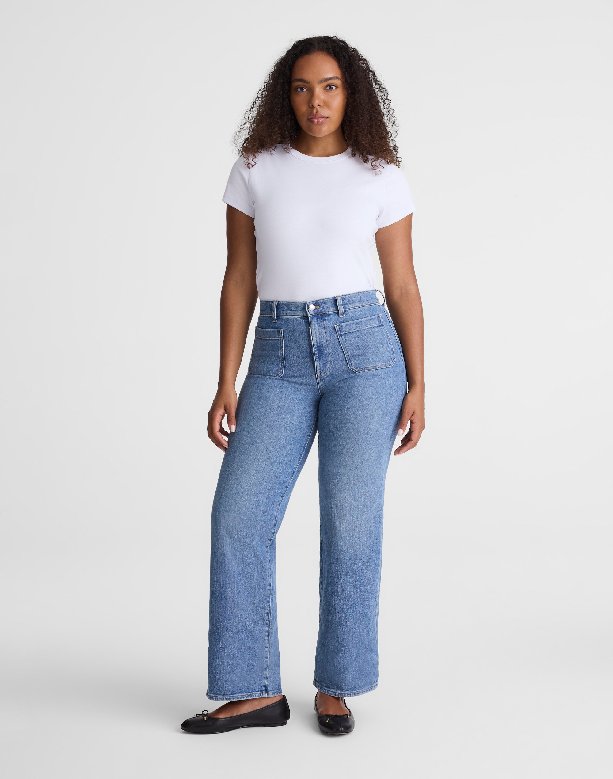 The Curvy Emmett Wide-Leg Jean