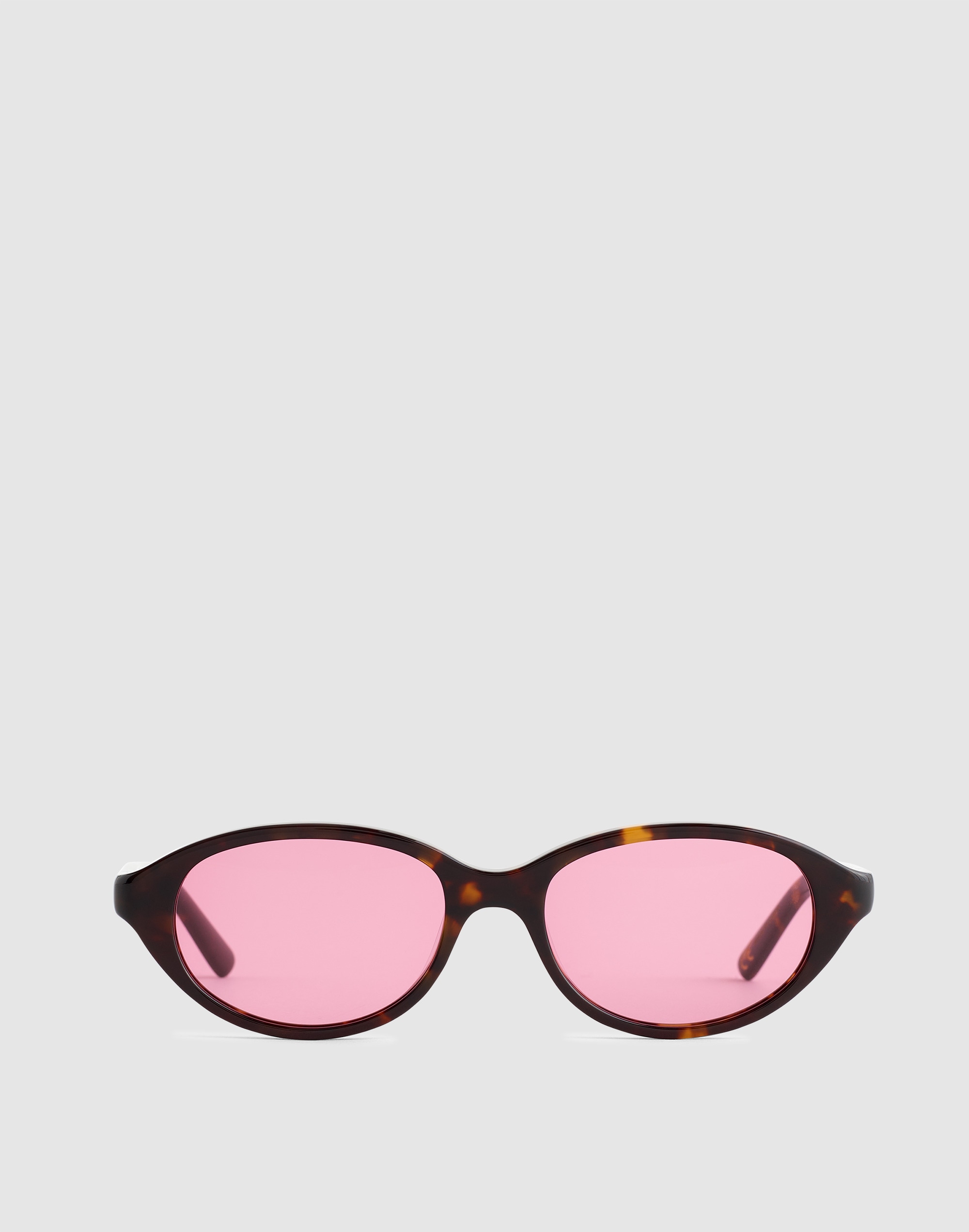 Madewell The Solina Oval Sunglasses In Brown