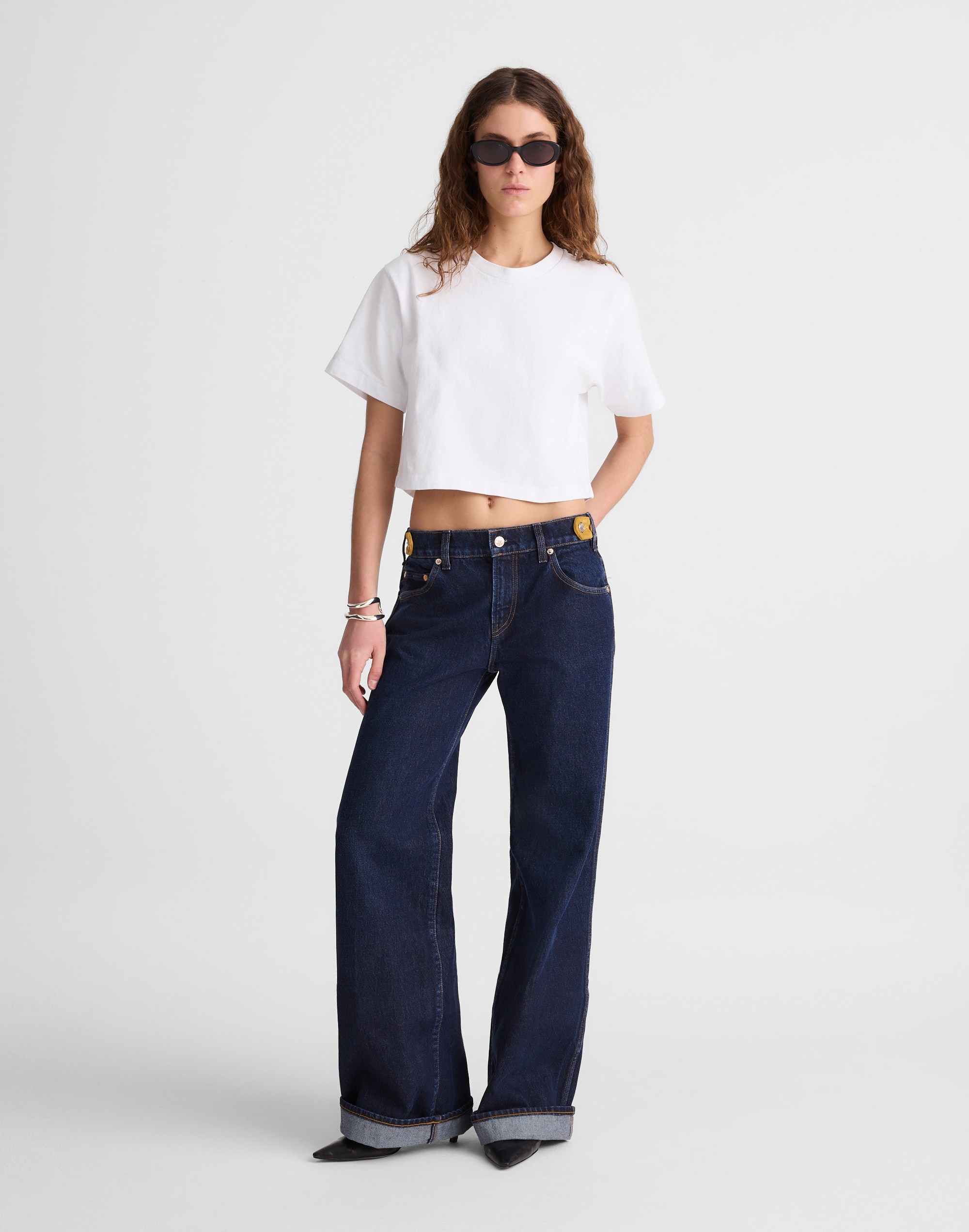 Madewell x Benjamin Talley Smith The Sullivan Boxy Crop Tee