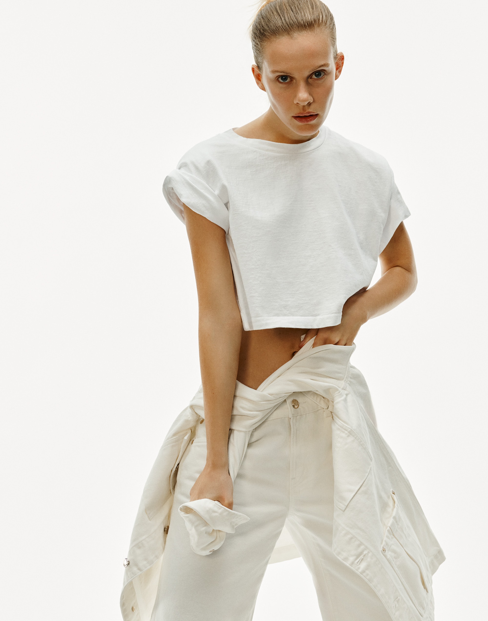Madewell x Benjamin Talley Smith The Sullivan Boxy Crop Tee
