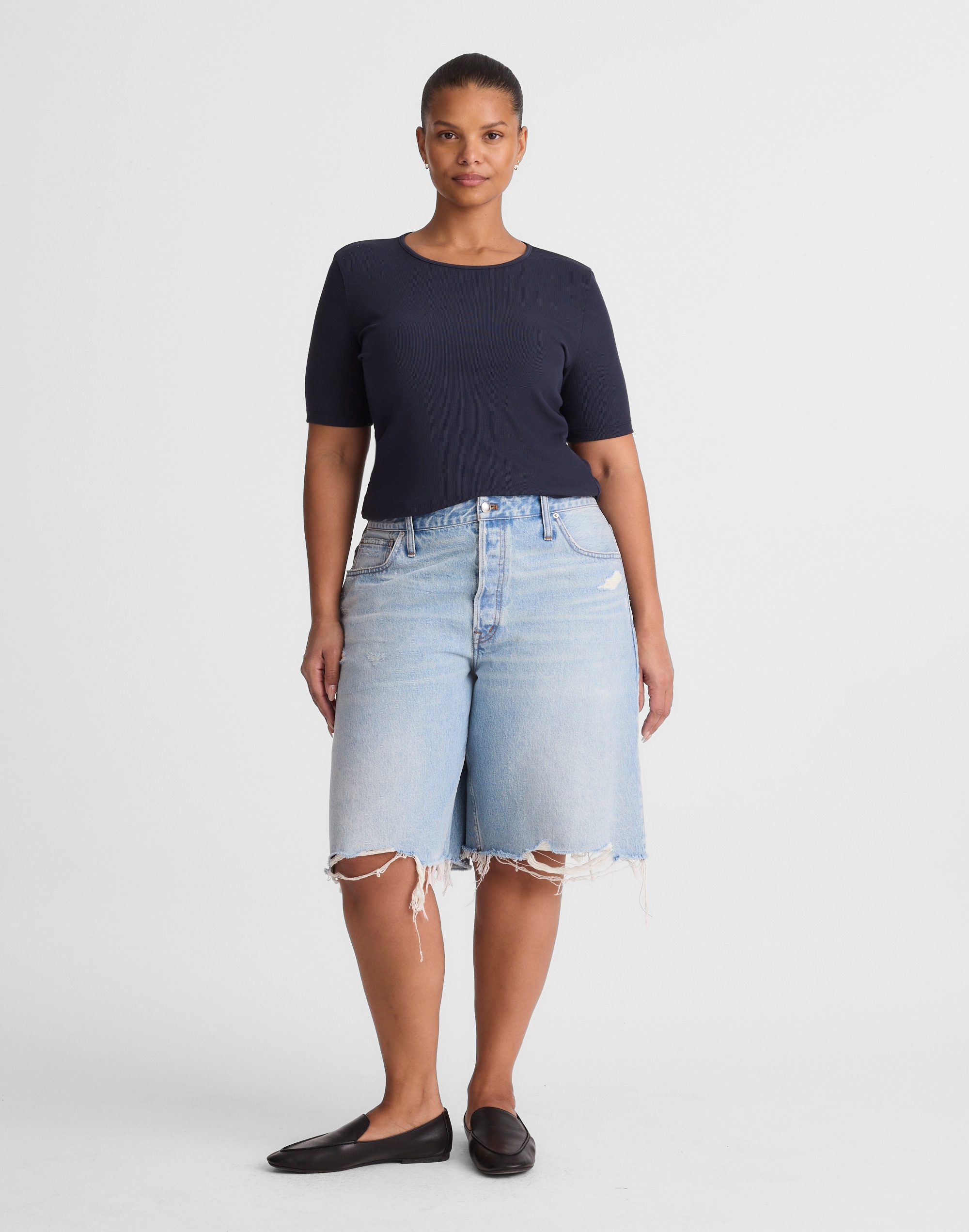 the plus essex long baggy short