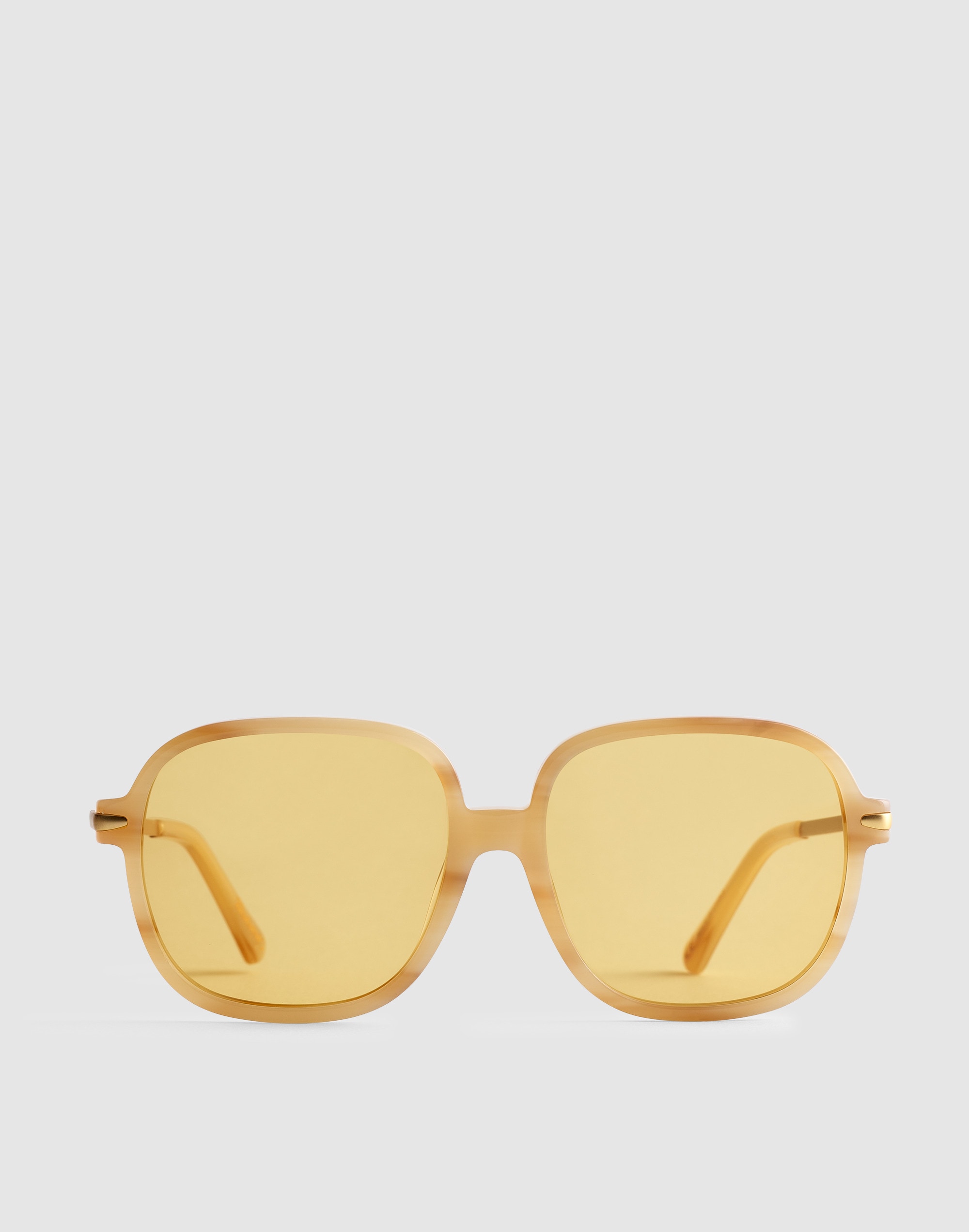 Madewell The Brunch Oversized Sunglasses In Neutral