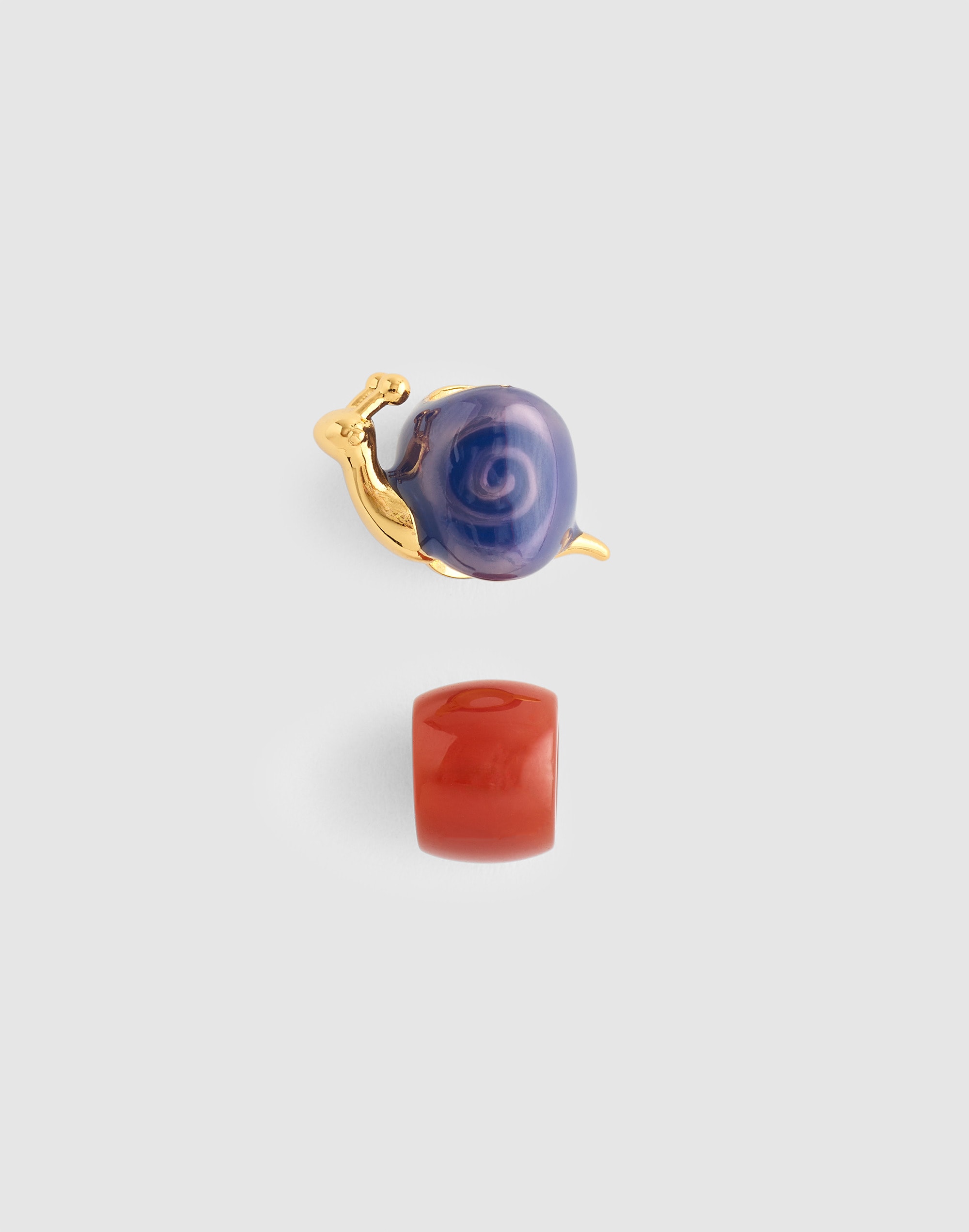 Two-Pack Snail Bead Charms