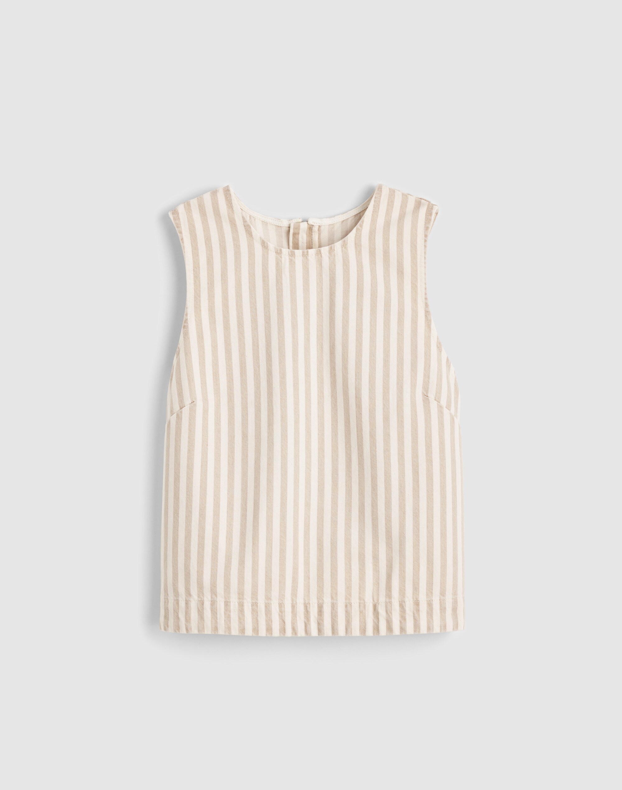 Denim Boxy Shell Top