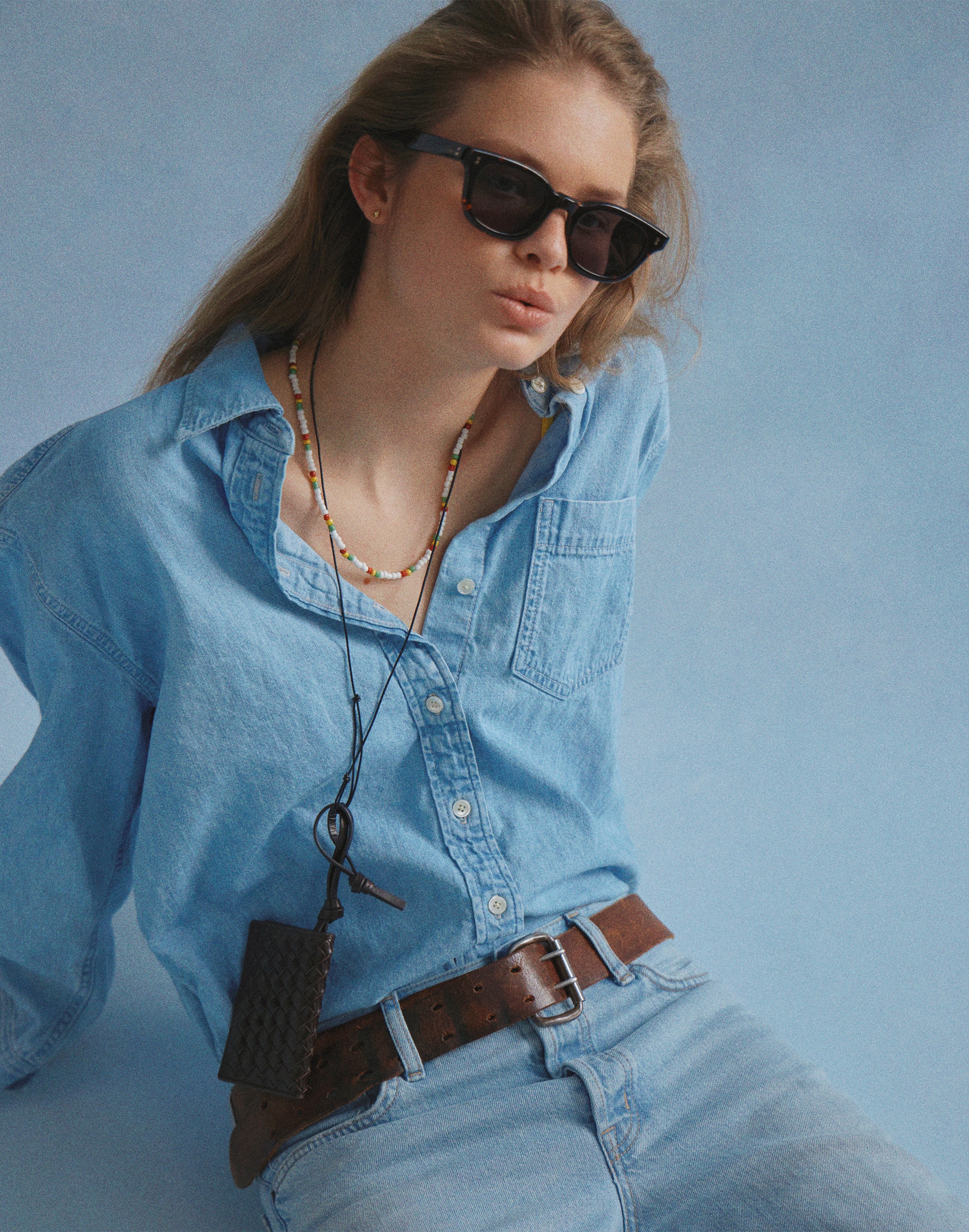 The Denim Easy Shirt in Laguna Wash