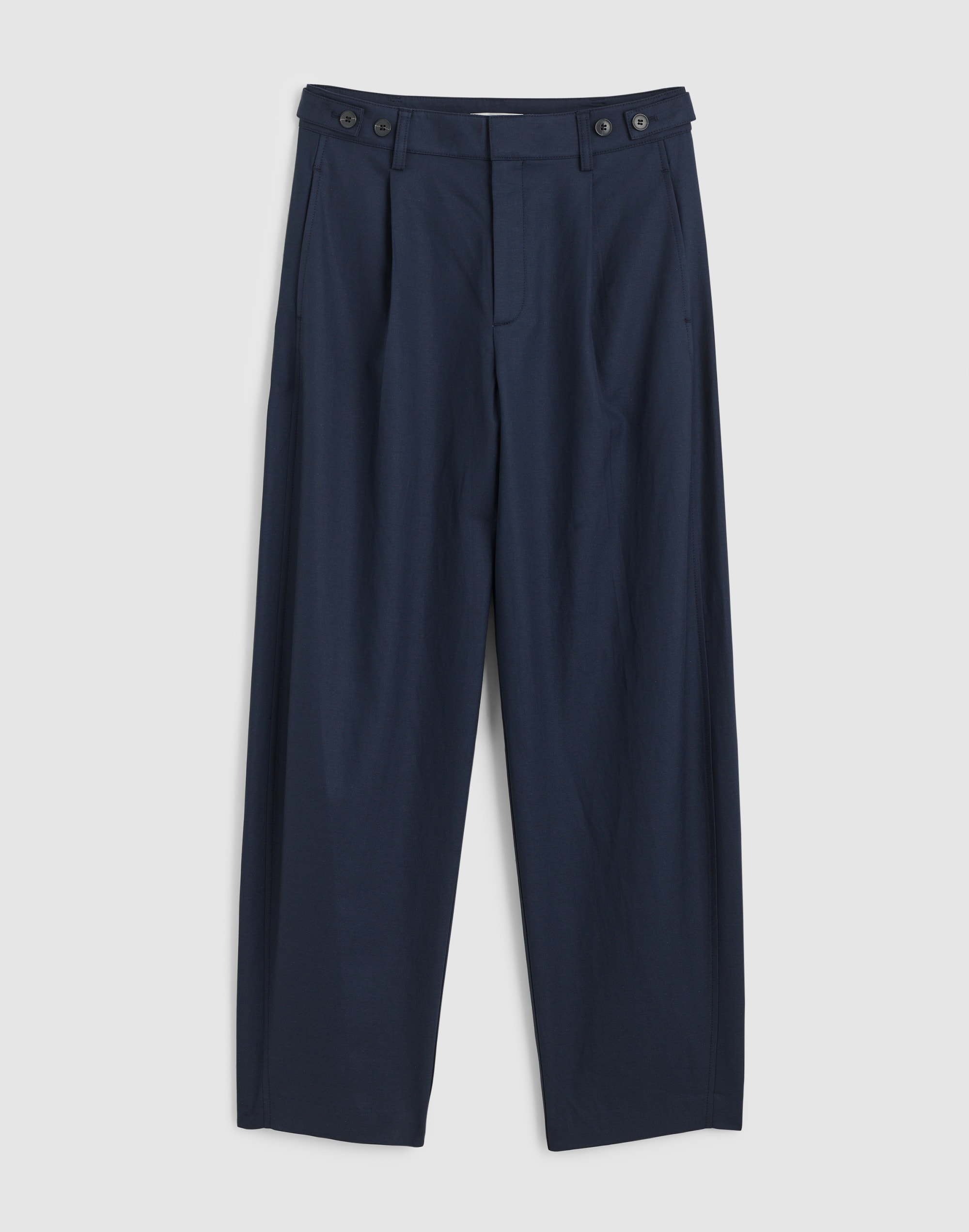 Madewell The Barrel-leg Trouser In Blue