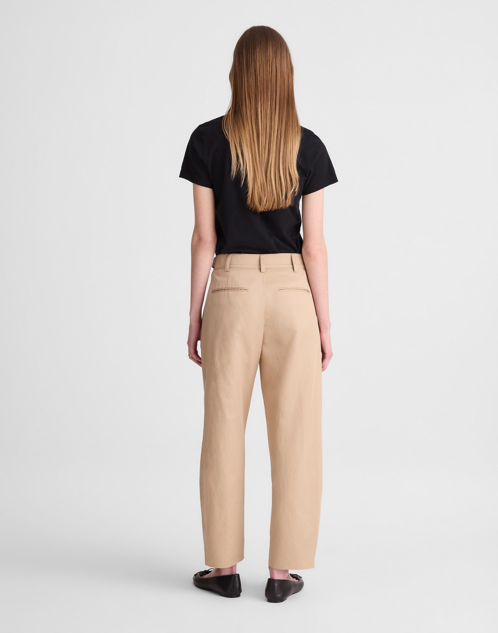 The Tapered-Leg Pant in Drapey Twill