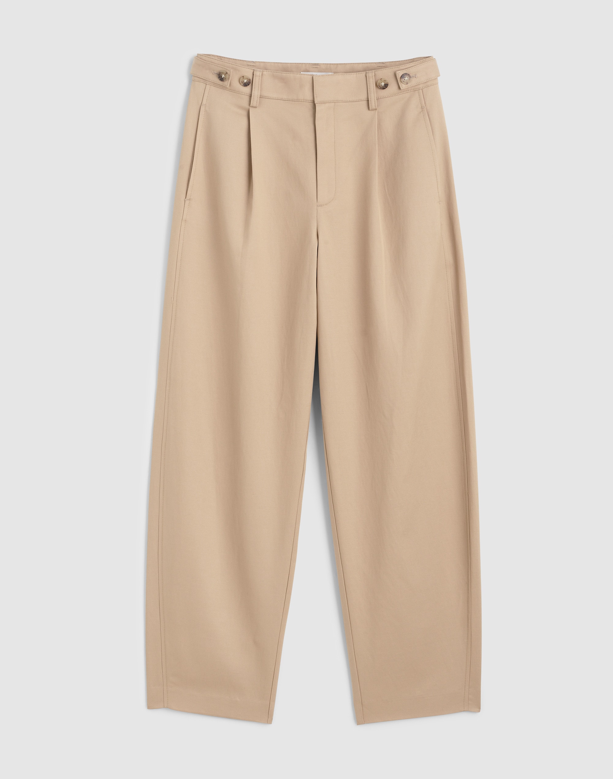 The Tapered-Leg Pant in Drapey Twill