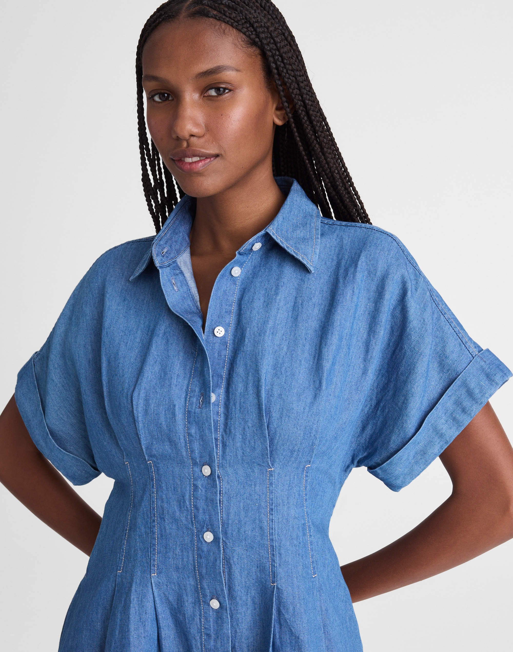 The Denim Perry Shirtdress