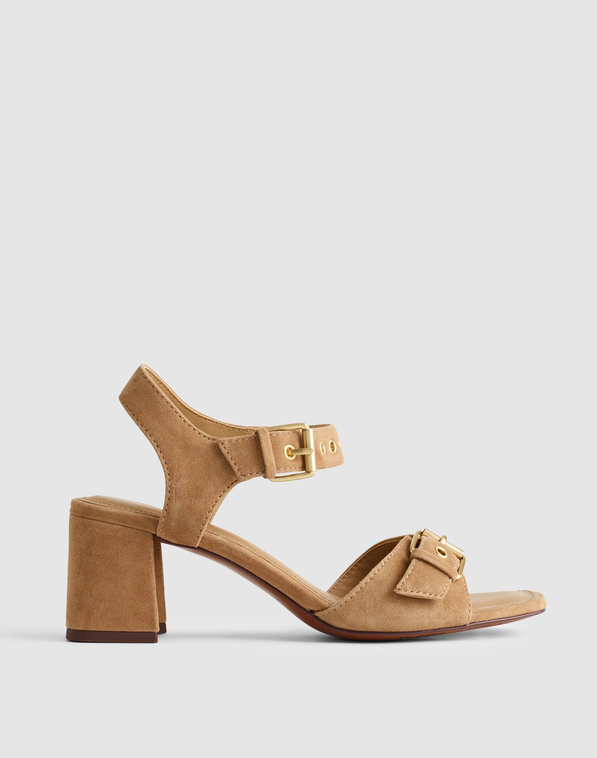 The Neeka Ankle-Strap Heeled Sandal