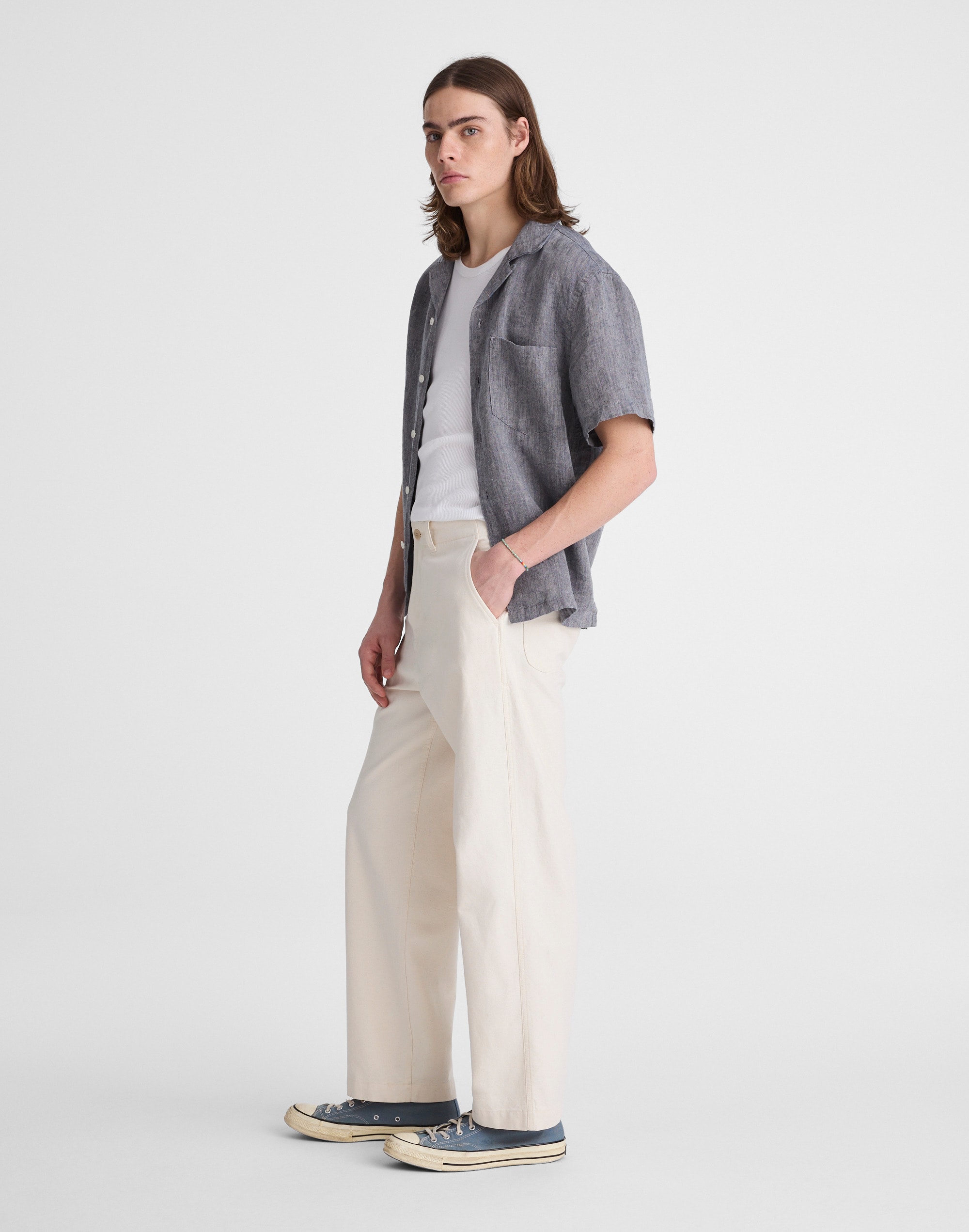 Utility Pant in Cotton-Hemp Canvas