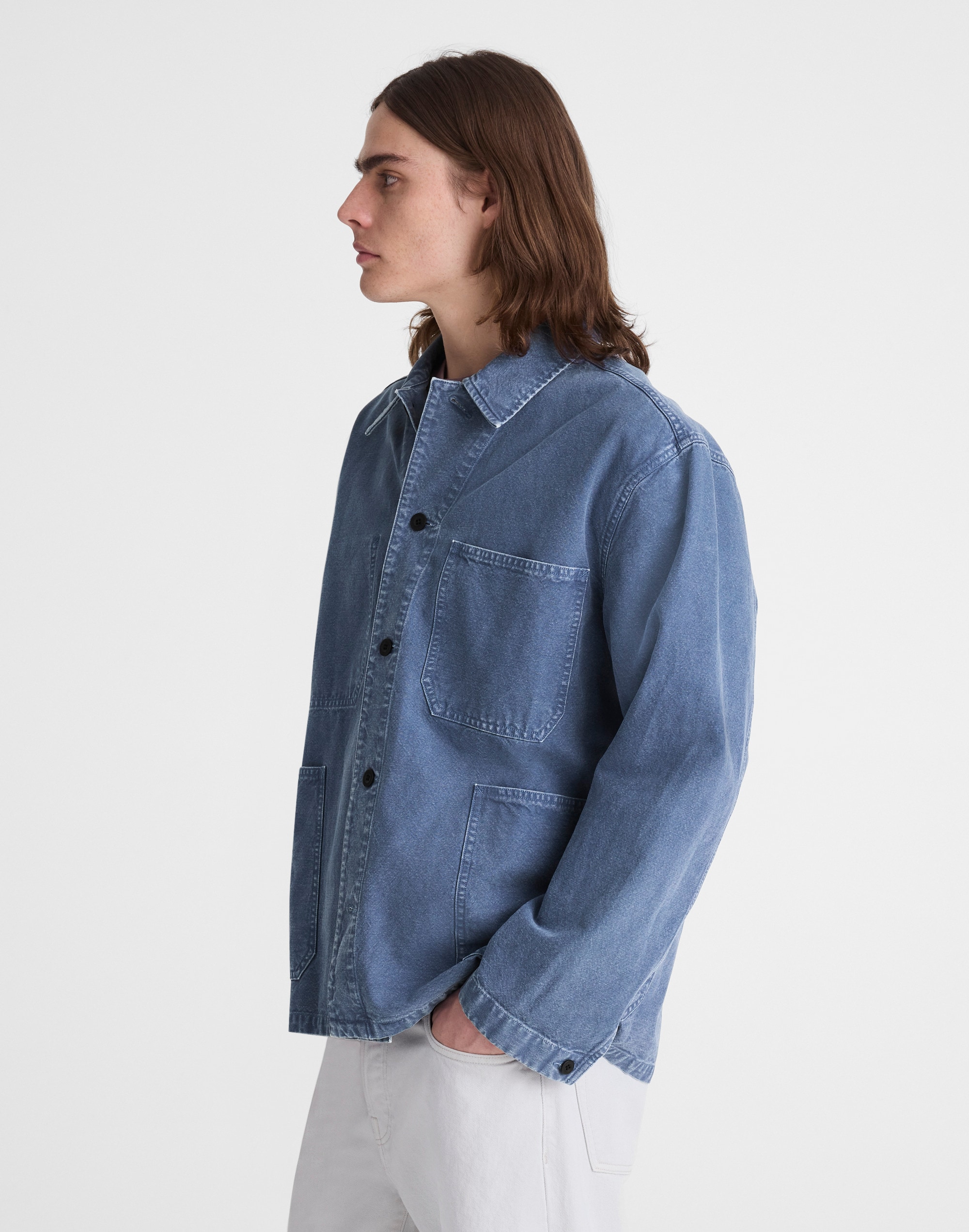 Chore Jacket in Cotton-Hemp Blend