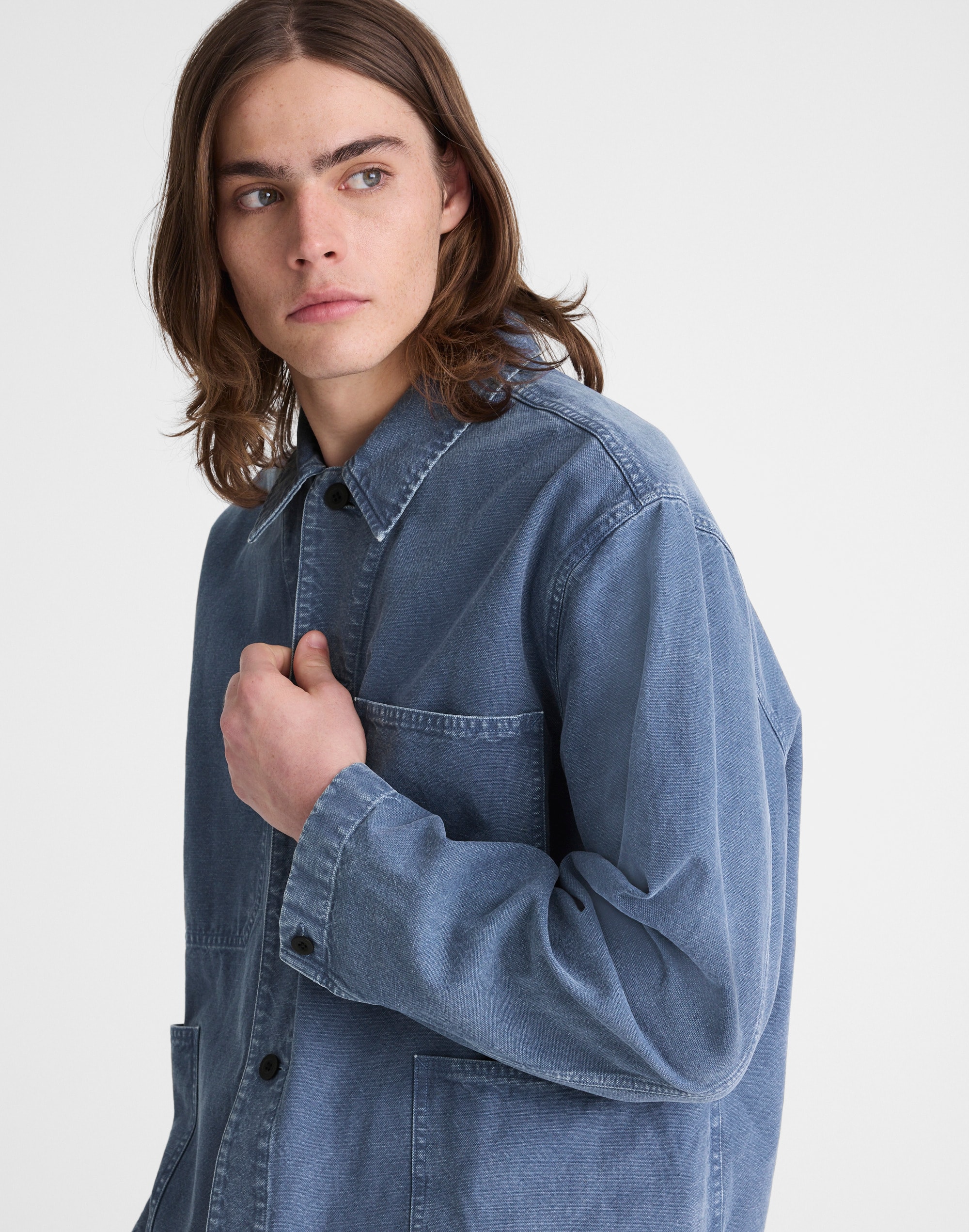 Chore Jacket in Cotton-Hemp Blend