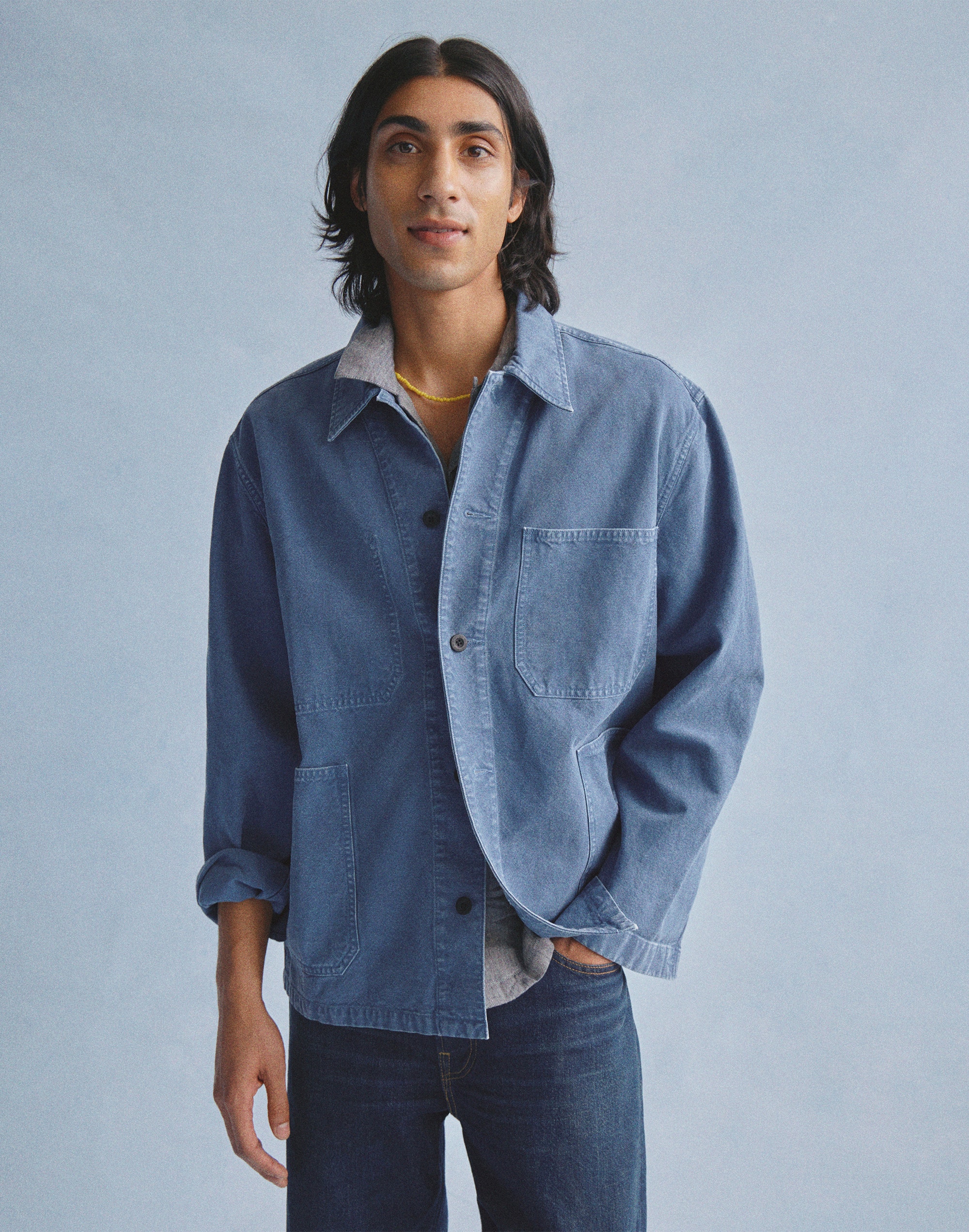 Chore Jacket in Cotton-Hemp Blend