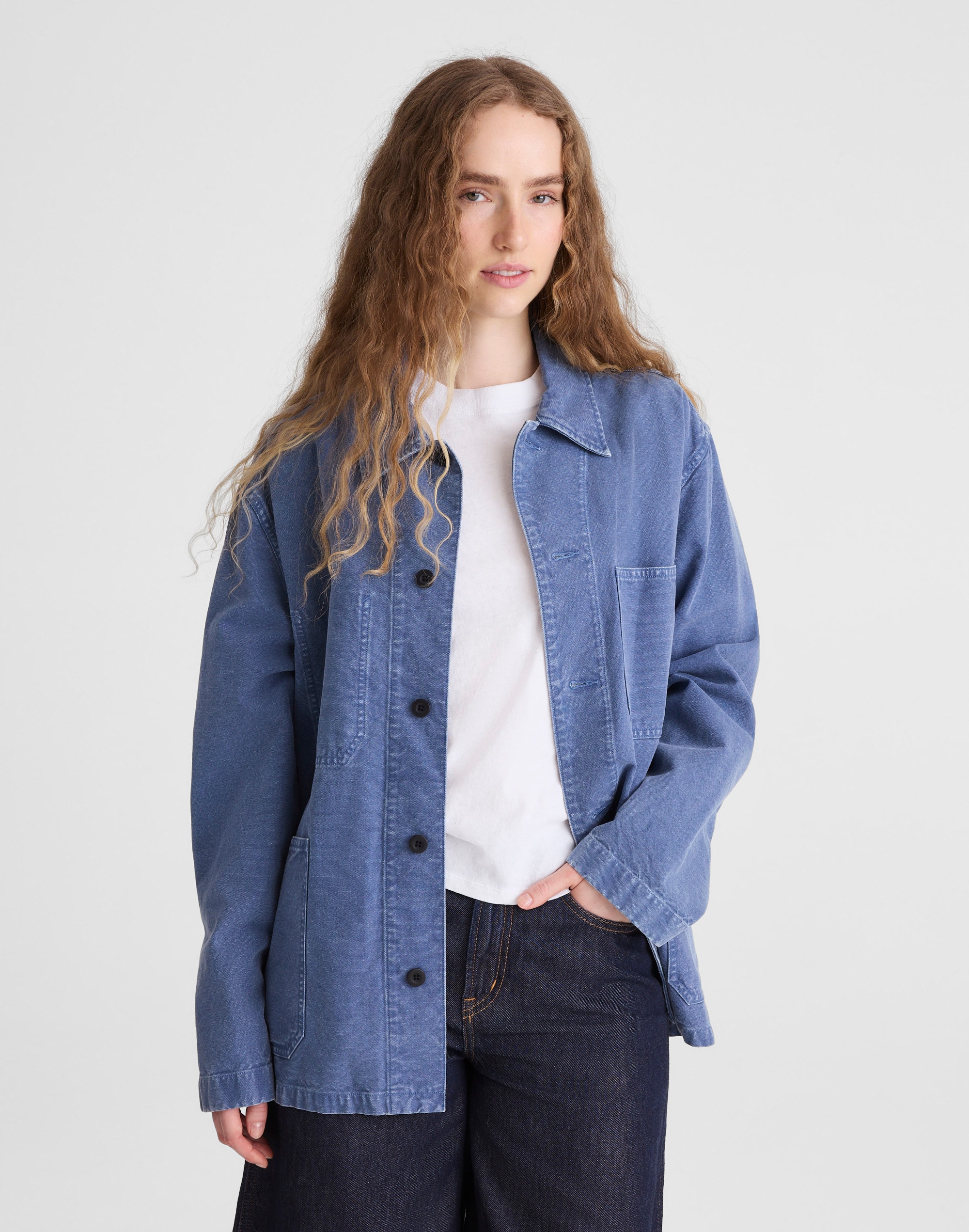 Chore Jacket in Cotton-Hemp Blend