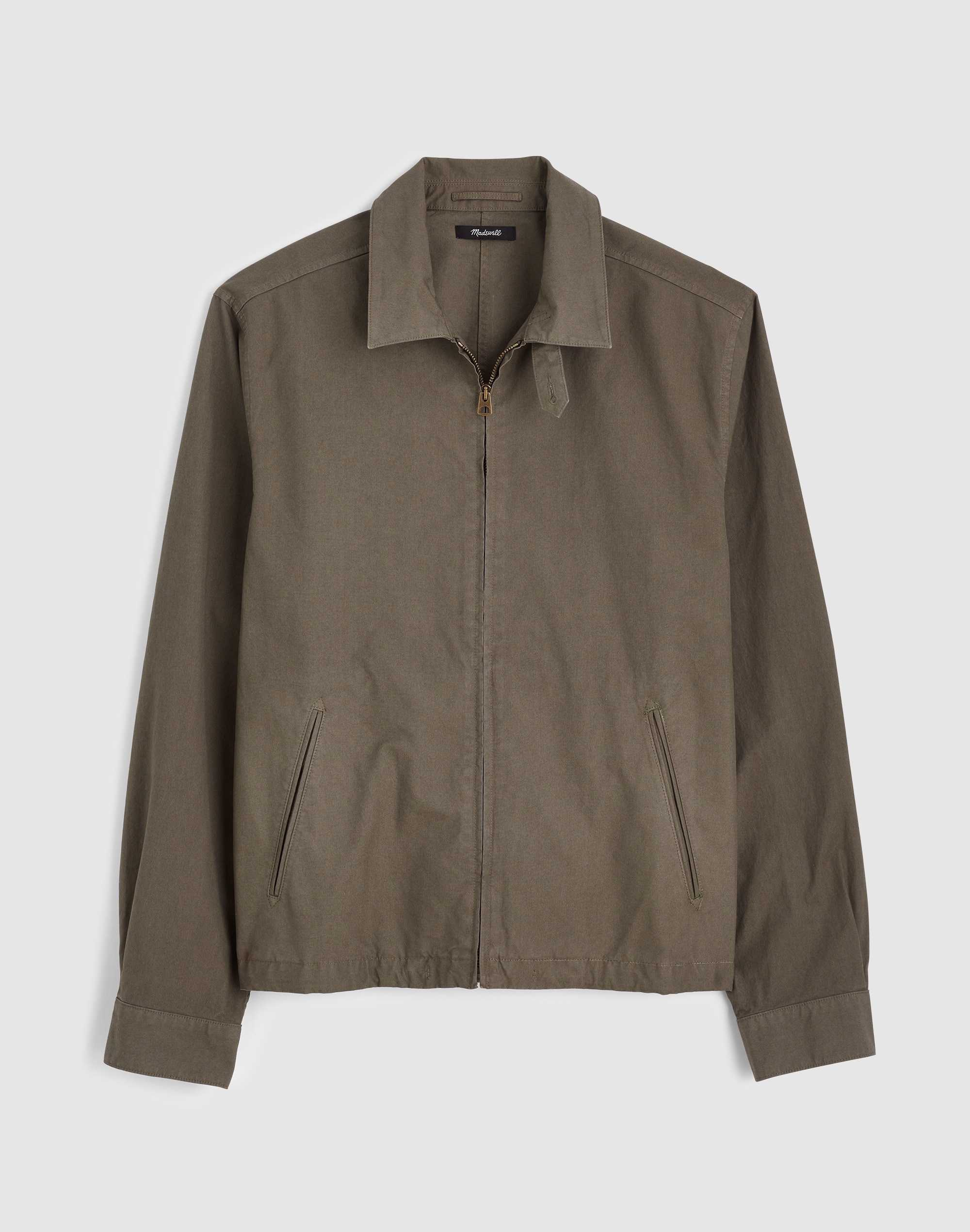 Zip Jacket in Cotton Twill