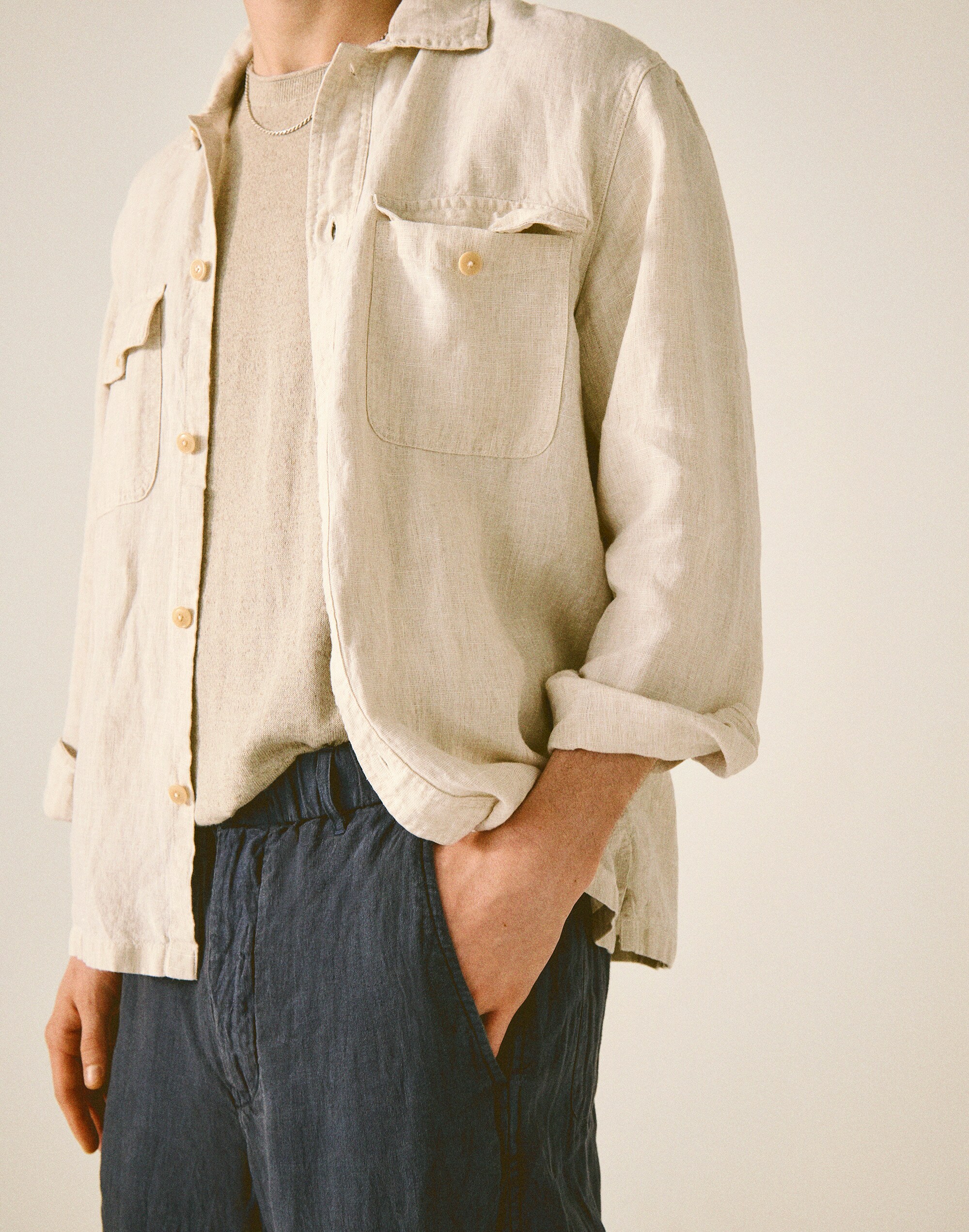 The Station Shirt in Linen
